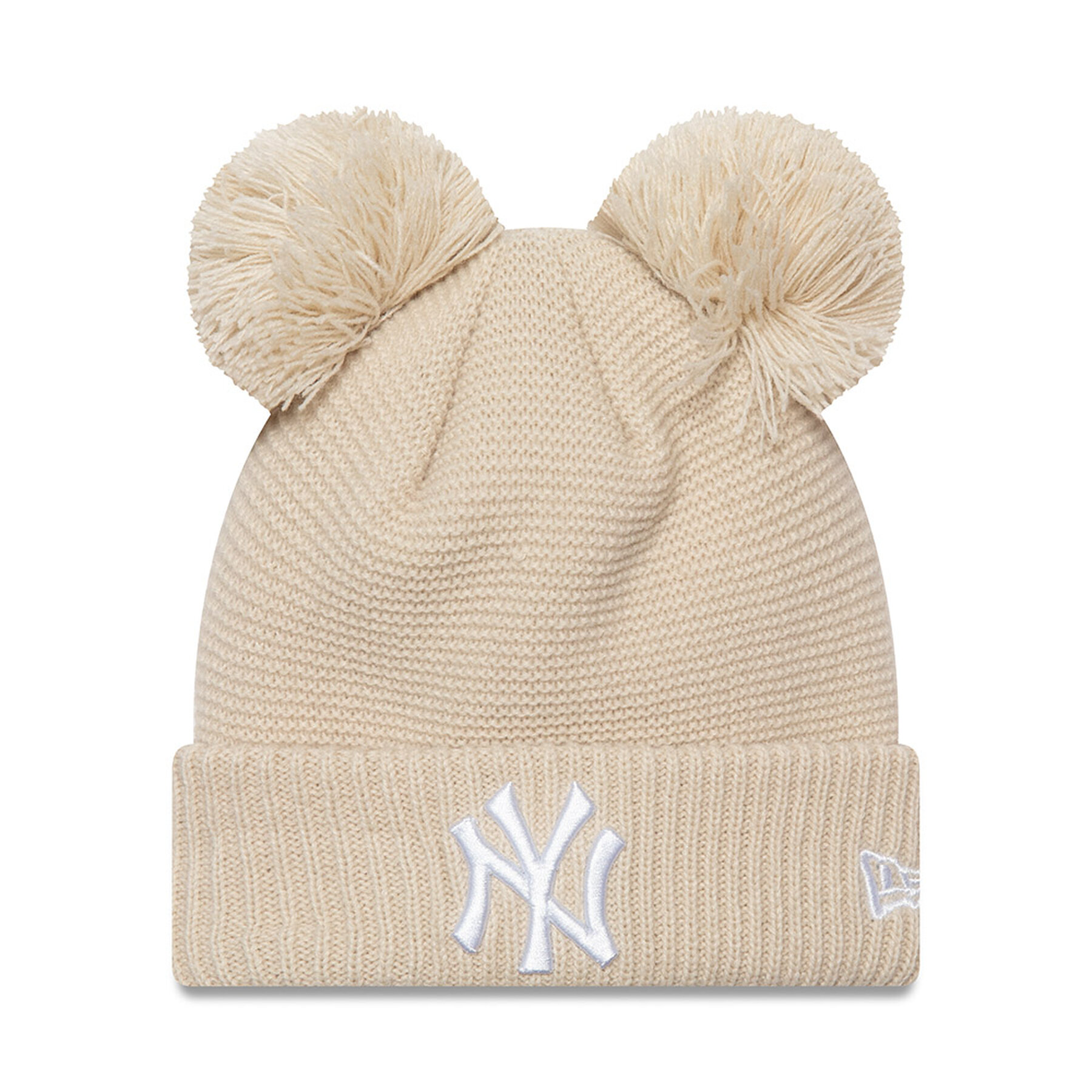 Mütze New Era Double Pom Bea 60565265 Beige von new era