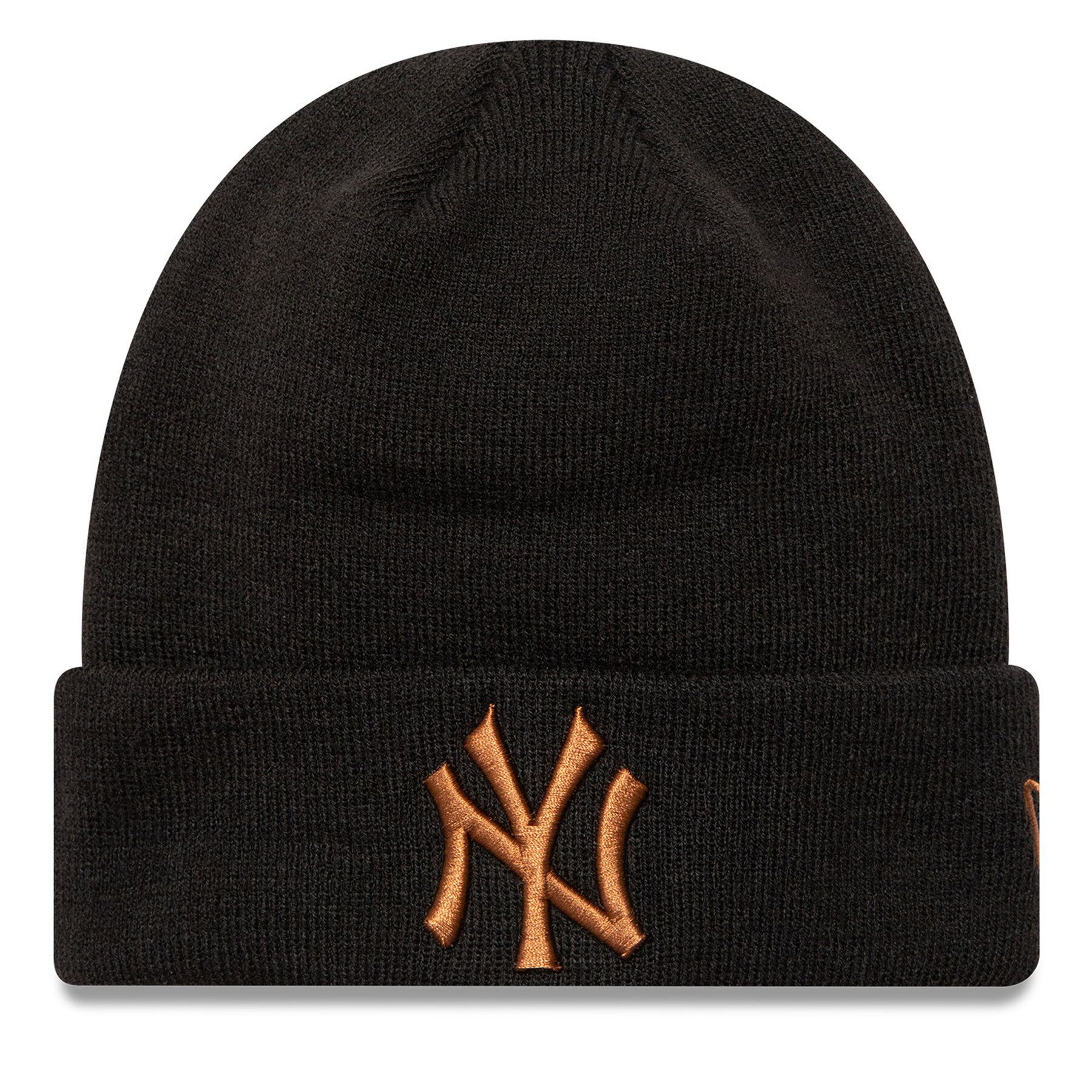 Mütze New Era New York Yankees League Essential Cuff Knit Beanie 60580722 Schwarz von new era