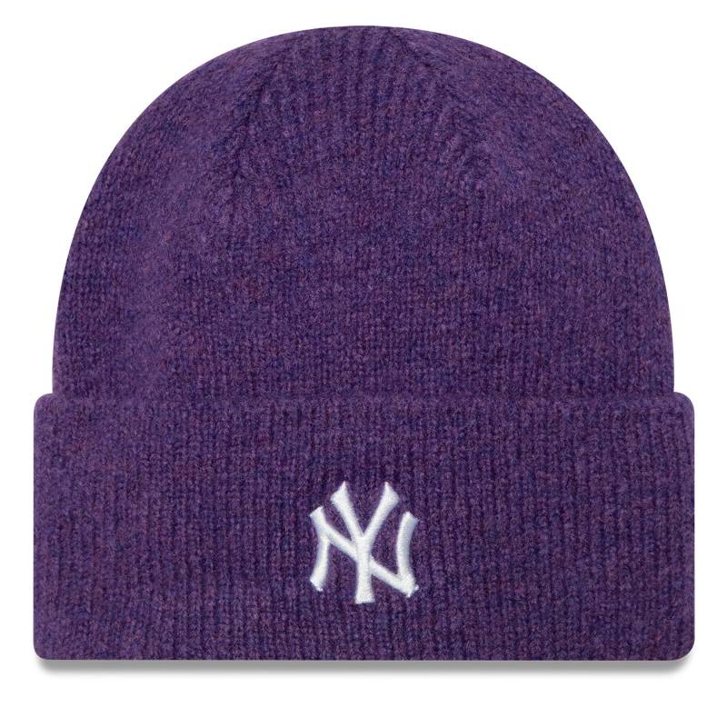 Mütze New Era New York Yankees Wide Cuff Knit Beanie 60580752 Violett von new era