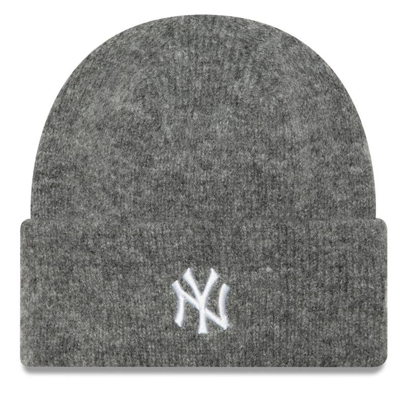 Mütze New Era New York Yankees Wide Cuff Knit Beanie 60580753 Grau von new era