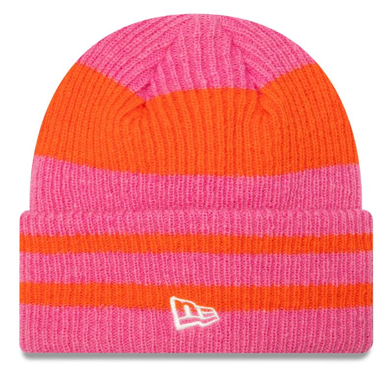 Mütze New Era Stripe Cuff Knit Beanie 60580763 Rosa von new era