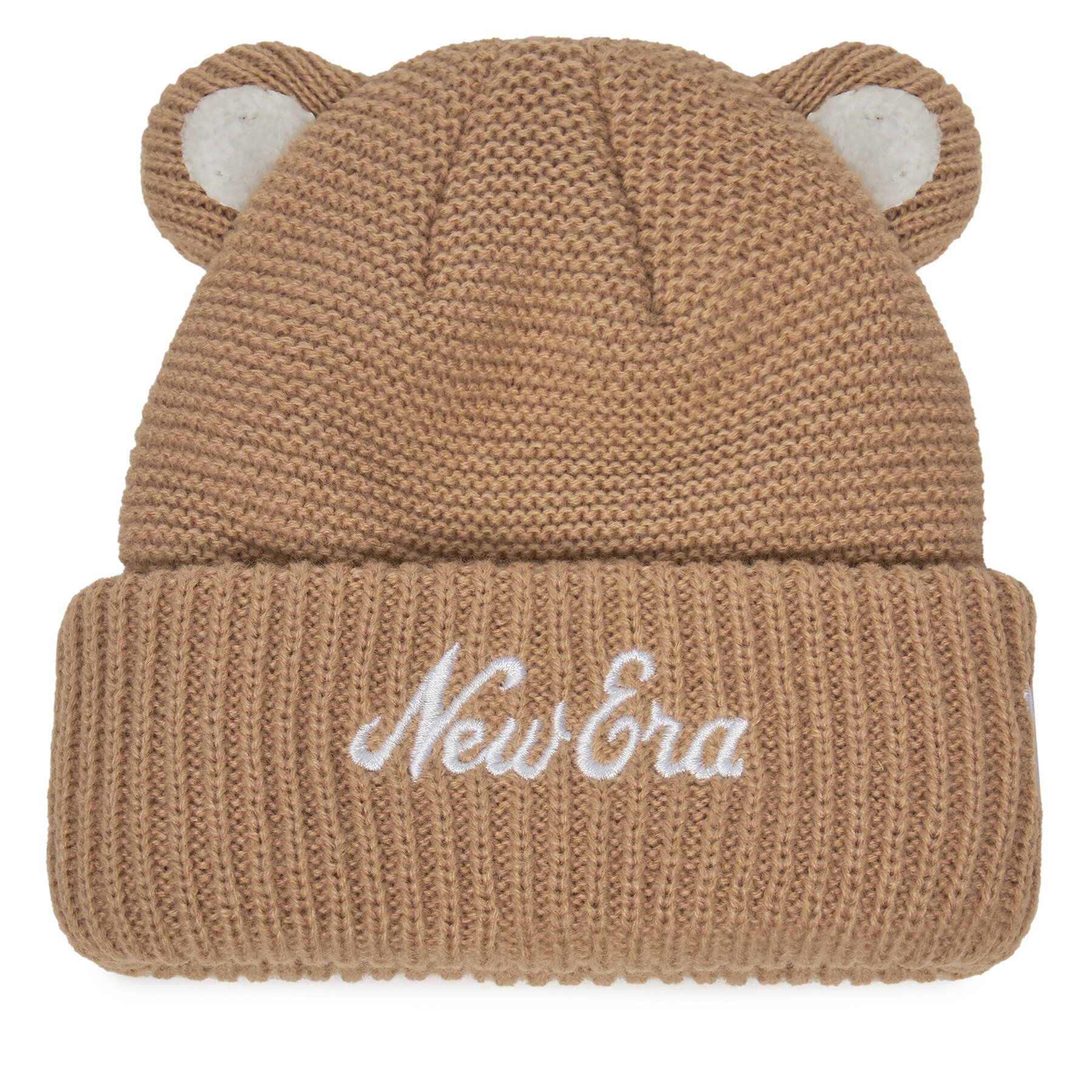 Mütze New Era Teddy Bear Ears Cuff Knit Beanie 60580794 Braun von new era