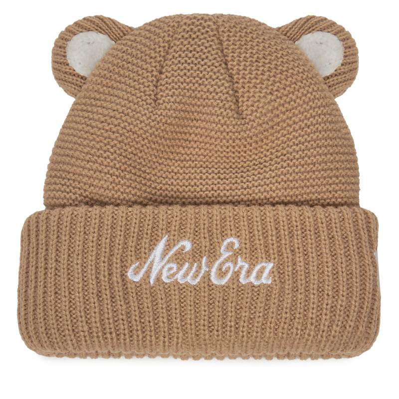 Mütze New Era Teddy Bear Ears Cuff Knit Beanie 60580794 Braun von new era