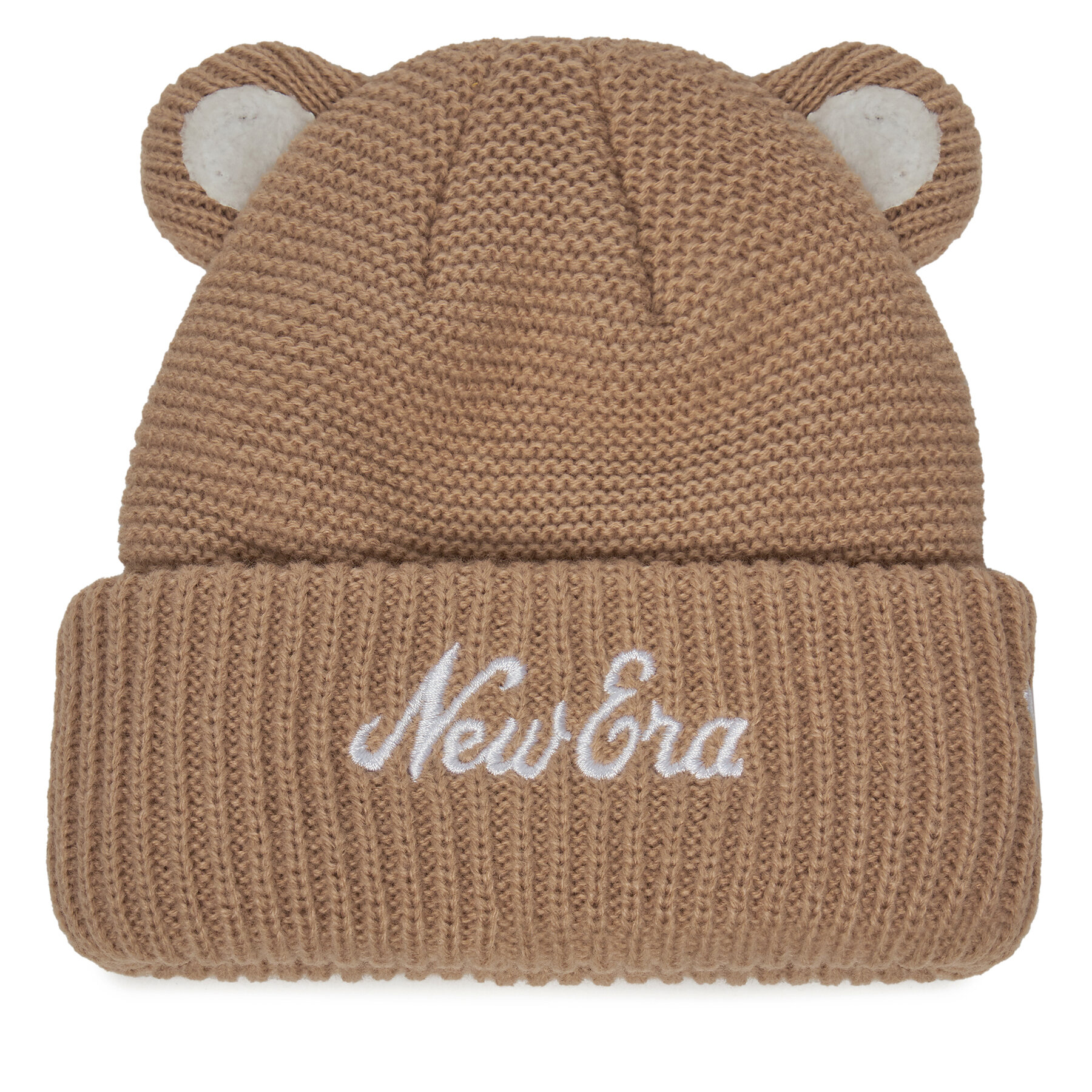 Mütze New Era Teddy Bear Ears Cuff Knit Beanie 60580864 Braun von new era