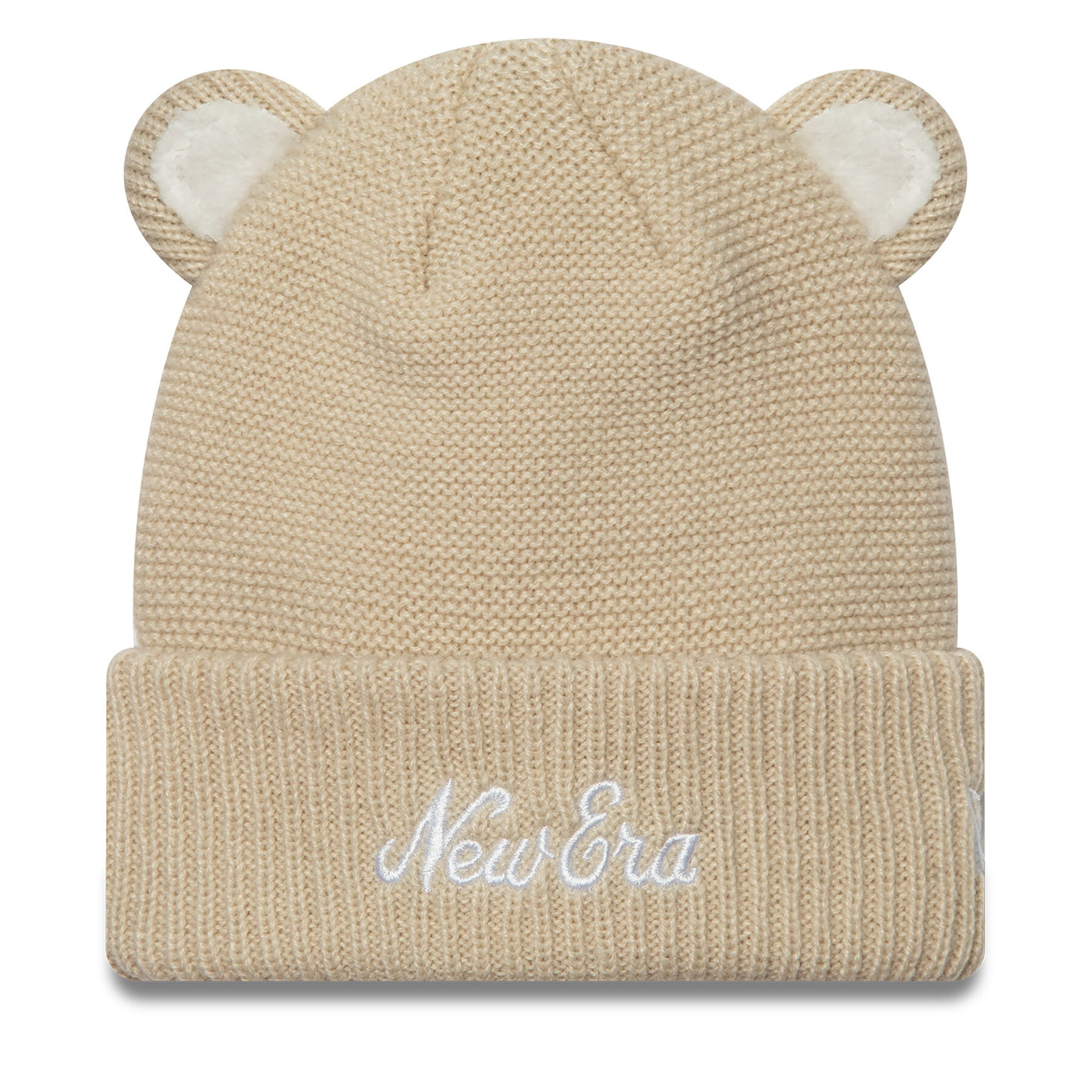 Mütze New Era Teddy Bear Ears Cuff Knit Beanie 60580874 Beige von new era