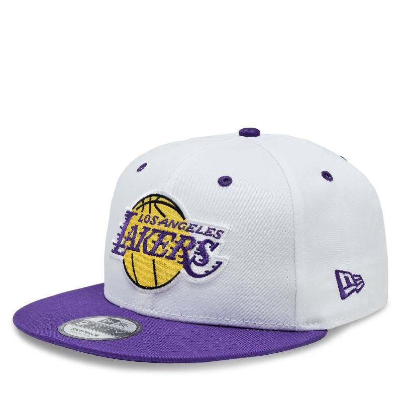 Mütze New Era White Crown Patch 950 Lakers 60364274 Weiß von new era