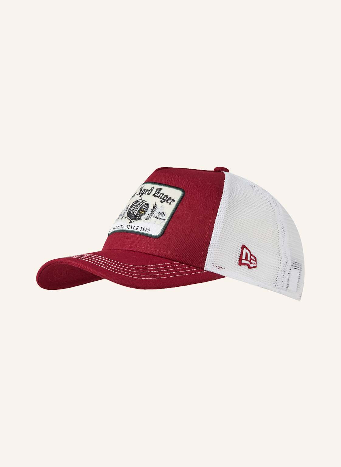 New Era Cap Ne Vintage Trucker rot von new era