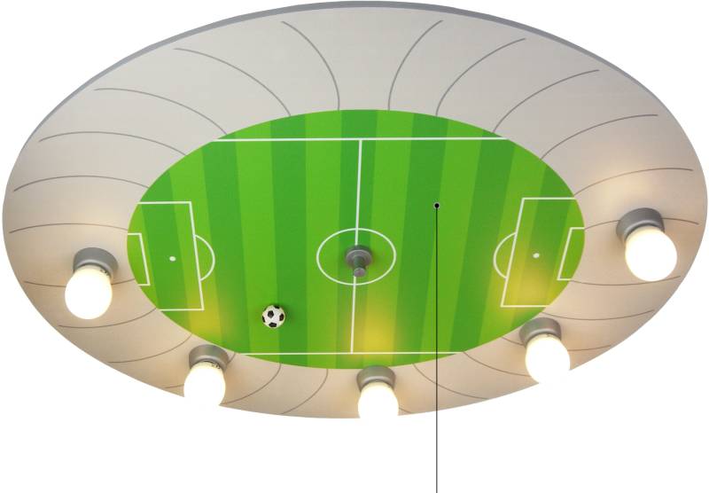 niermann Deckenleuchte »Fussball-Stadion«, 5 flammig, Leuchtmittel E14   ohne Leuchtmittel, Deckenleuchte Fussball-Stadion von niermann