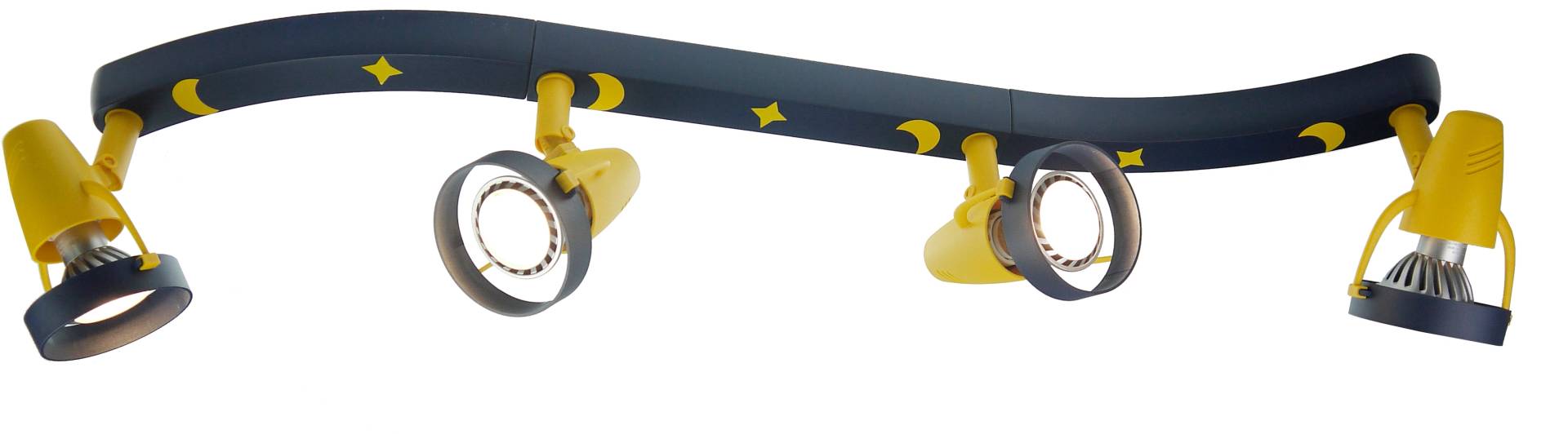 niermann Deckenleuchte »Mond Sterne«, 3 flammig, Leuchtmittel GU10 ohne Leuchtmittel, Strahlerleiste Mond + Sterne niermann Deckenleuchte »Mond Sterne«, 3 flammig, Leuchtmittel GU10 ohne Leuchtmittel, Strahlerleiste Mond + Sterne von niermann