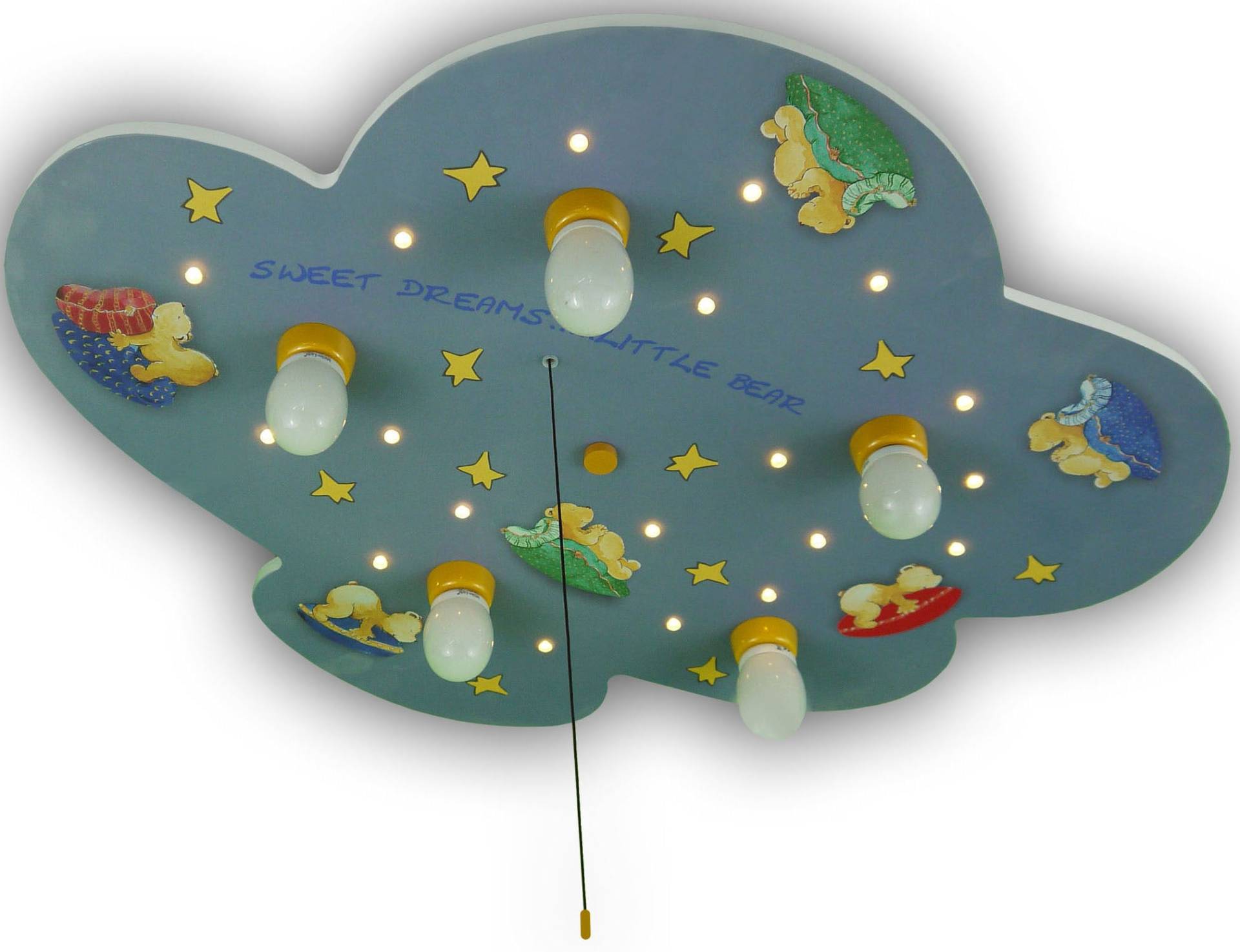 niermann Deckenleuchte »Wolke Bärchen«, 5 flammig, Leuchtmittel E14 ohne Leuchtmittel, Deckenleuchte Wolke Bärchen niermann Deckenleuchte »Wolke Bärchen«, 5 flammig, Leuchtmittel E14 ohne Leuchtmittel, Deckenleuchte Wolke Bärchen von niermann