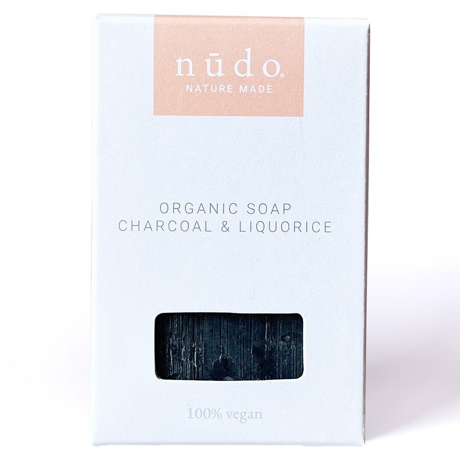 nudo  nudo Organic Soap – Charcoal & Liquorice seife 100.0 g von nudo