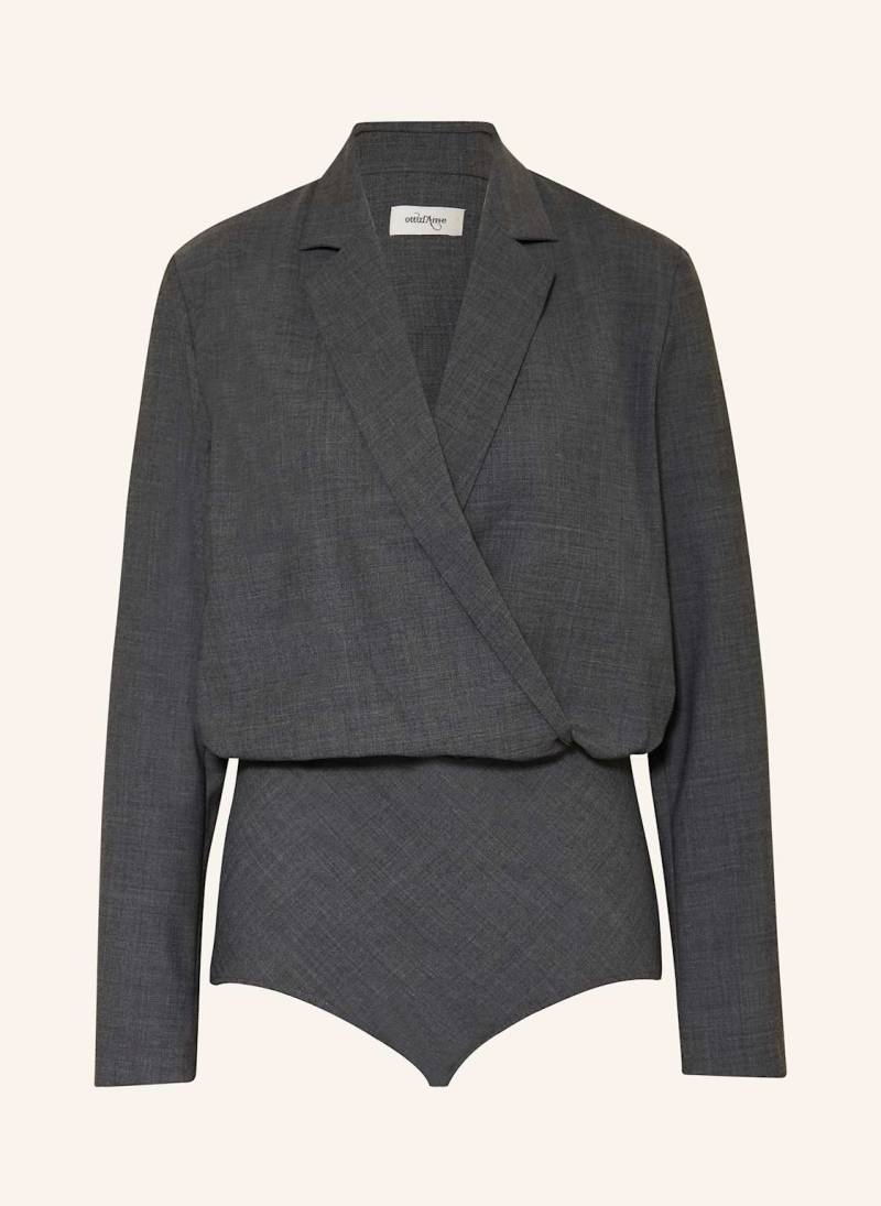 Ottod'ame Blazer-Body grau von ottod'ame