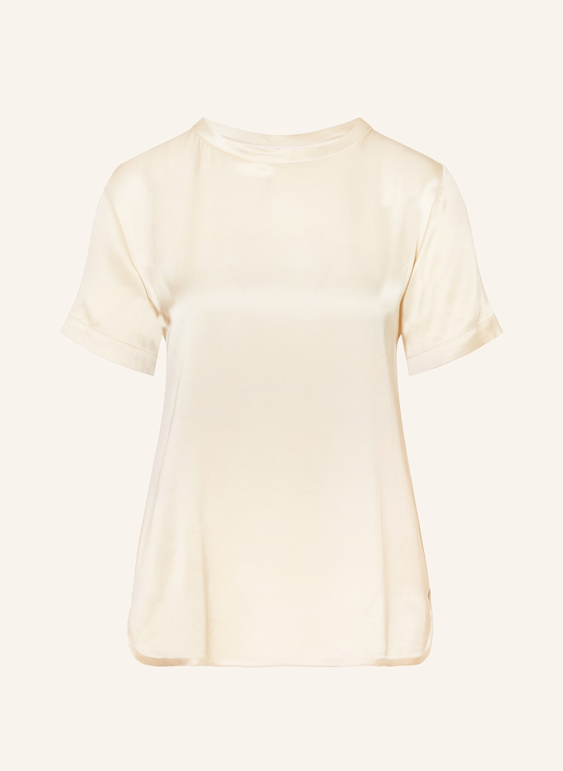 Ottod'ame Blusenshirt Aus Satin weiss Ottod'ame Blusenshirt Aus Satin weiss von ottod'ame