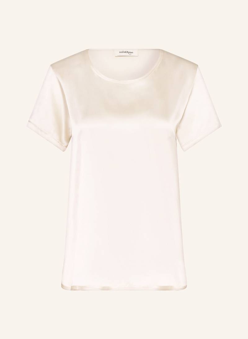 Ottod'ame Blusenshirt Im Materialmix beige von ottod'ame