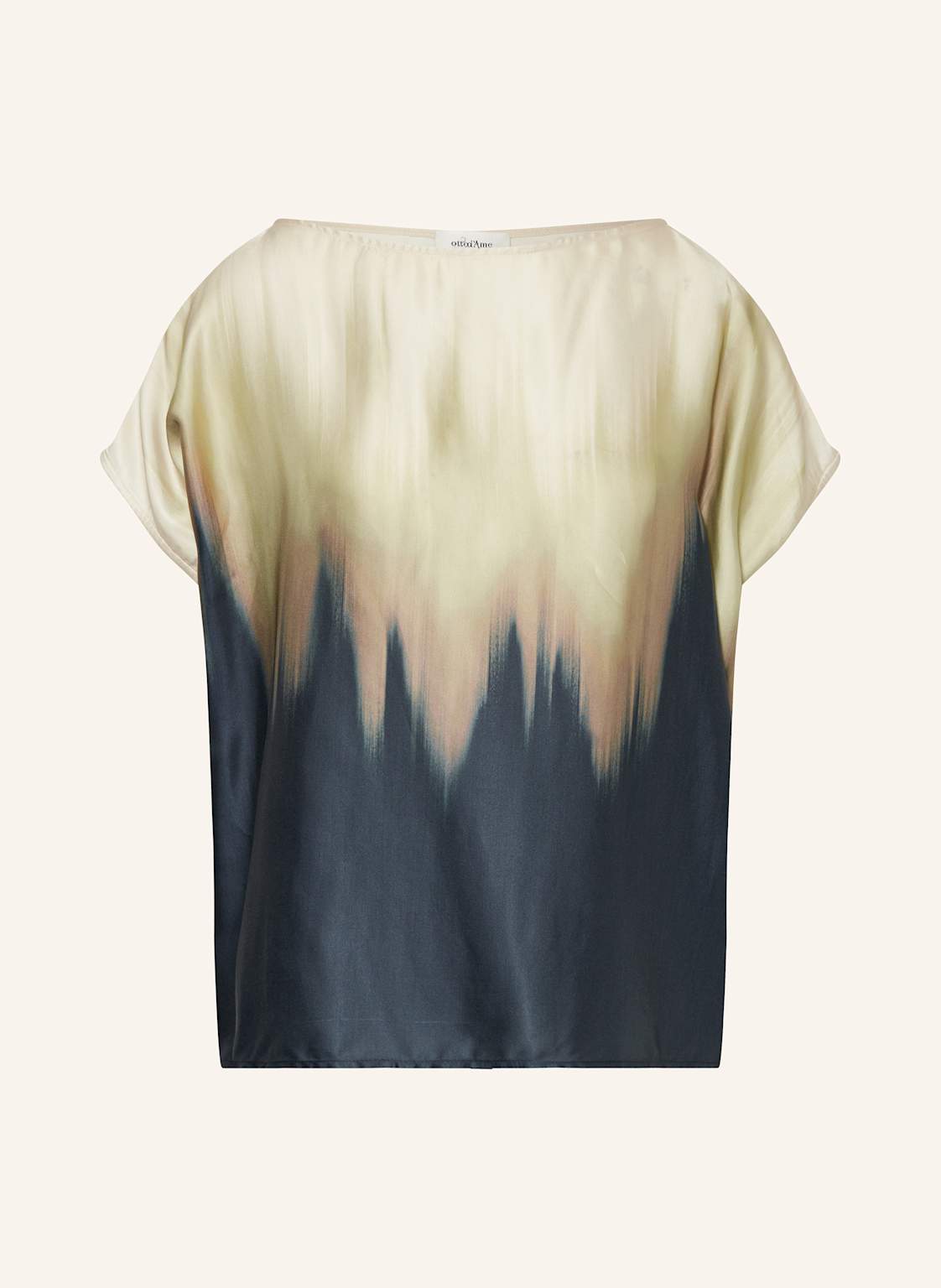 Ottod'ame Blusenshirt Rao Aus Satin blau Ottod'ame Blusenshirt Rao Aus Satin blau von ottod'ame