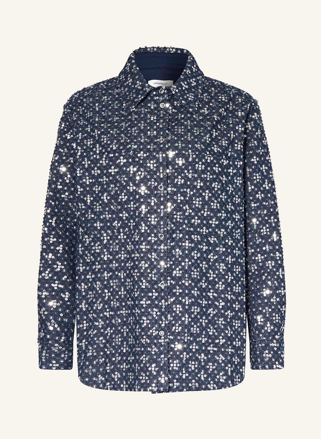 Ottod'ame Jeansjacke Mit Pailletten grau Ottod'ame Jeansjacke Mit Pailletten grau von ottod'ame
