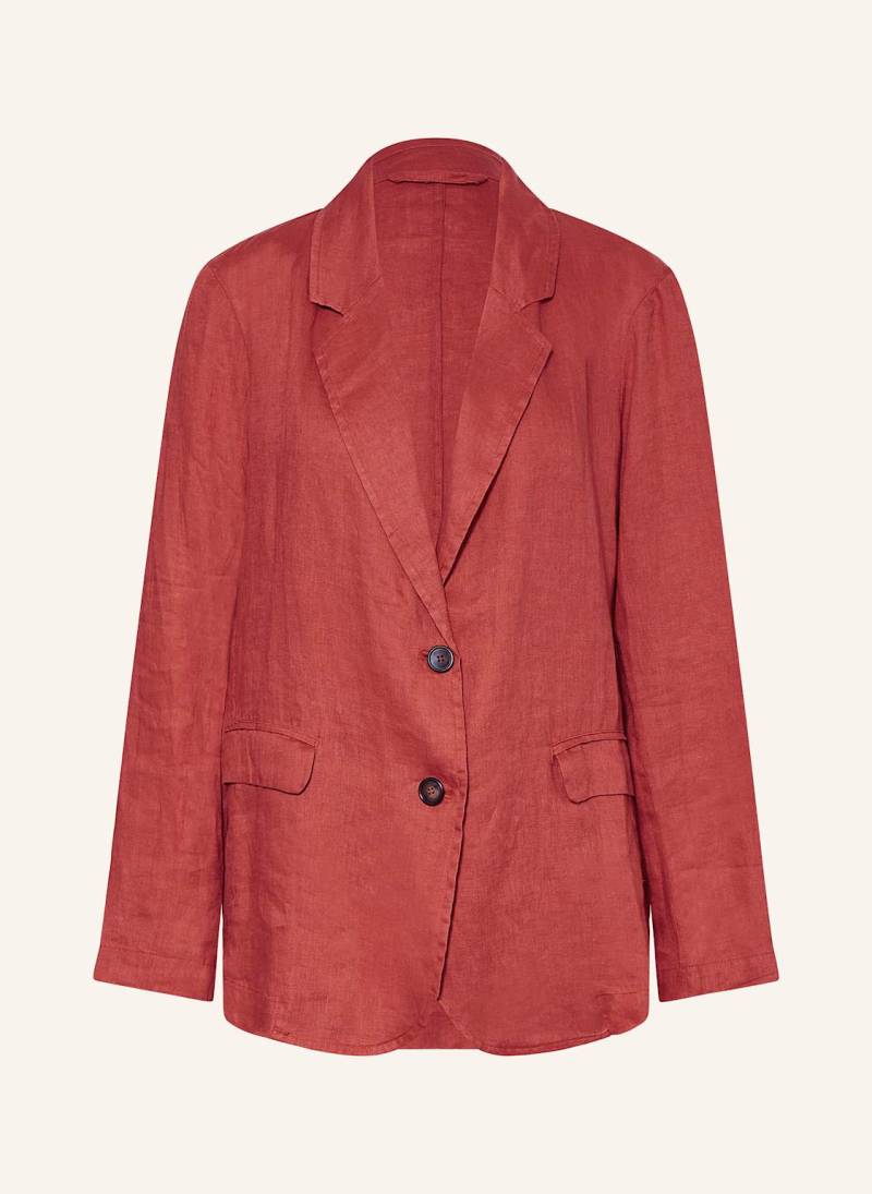 Ottod'ame Leinen-Overjacket rot von ottod'ame