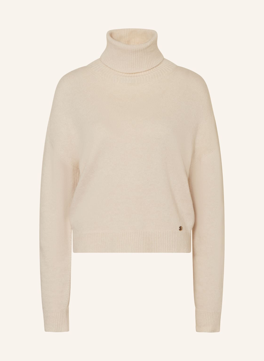 Ottod'ame Rollkragenpullover beige von ottod'ame