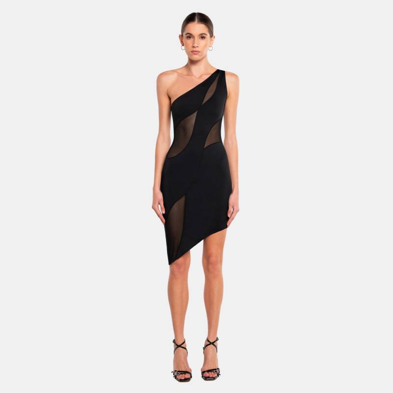 Curve Mini Dress Damen Schwarz L von OW Collection