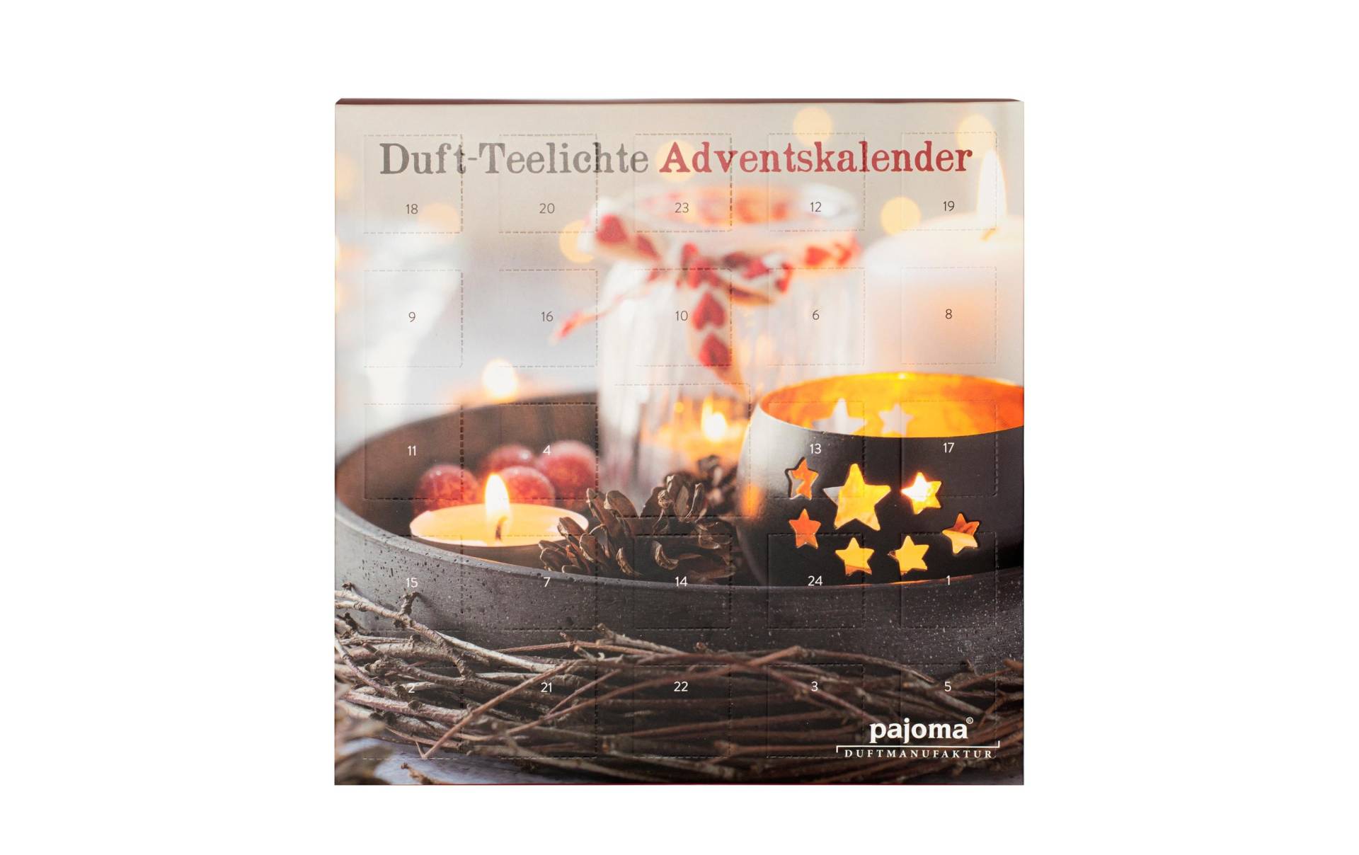 pajoma Adventskalender »Duft-Teelich«, für Erwachsene von pajoma