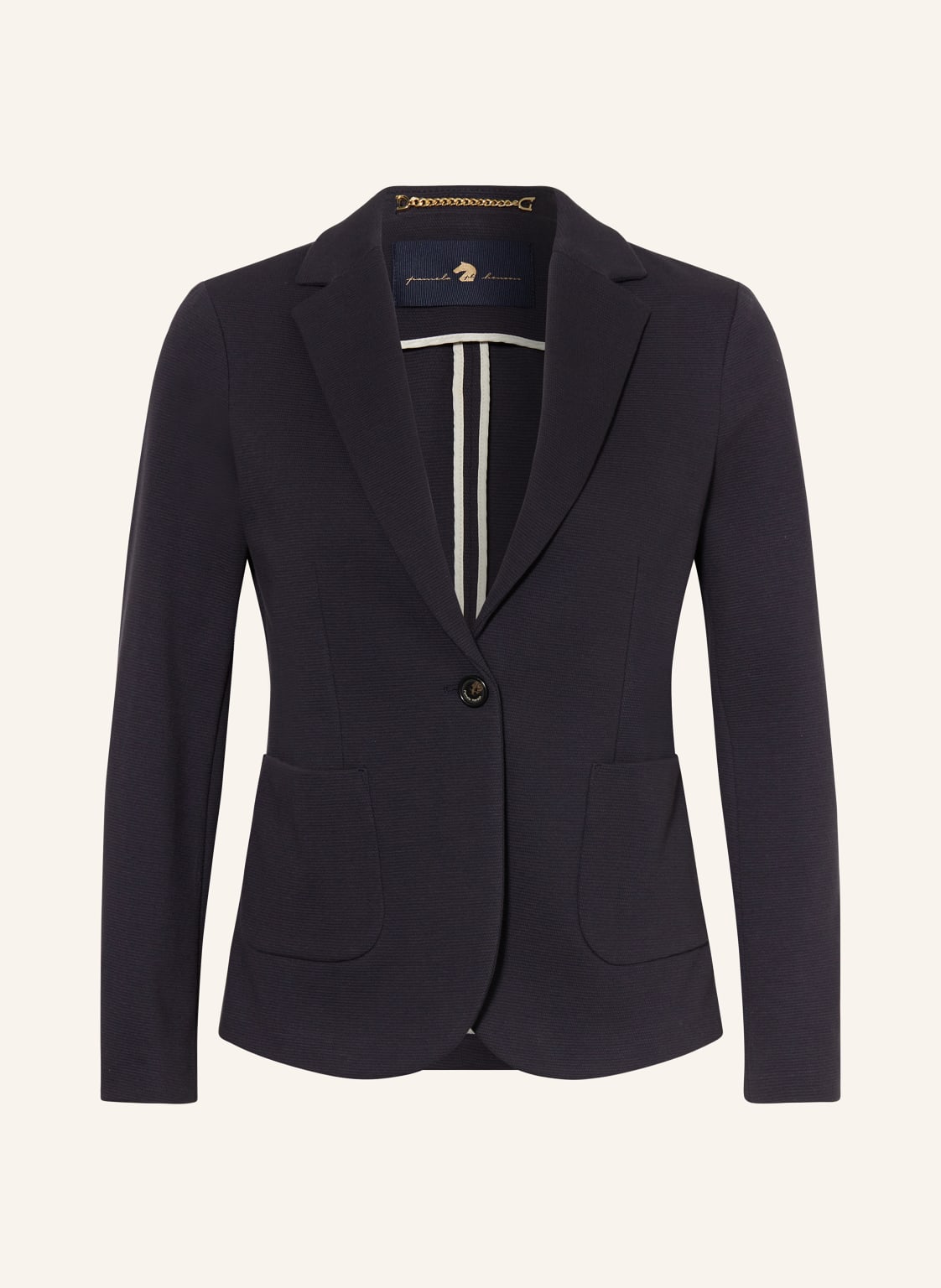 Pamela Henson Jersey-Blazer blau von pamela henson