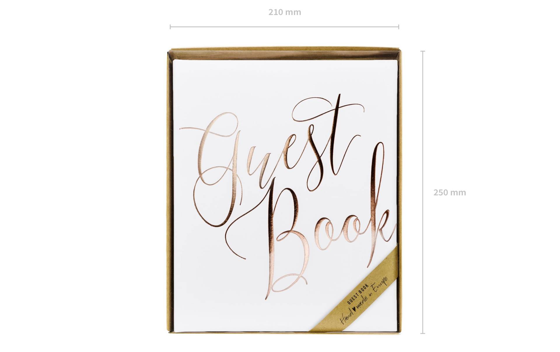 partydeco Notizbuch »Gästebuch Guest Book« von partydeco