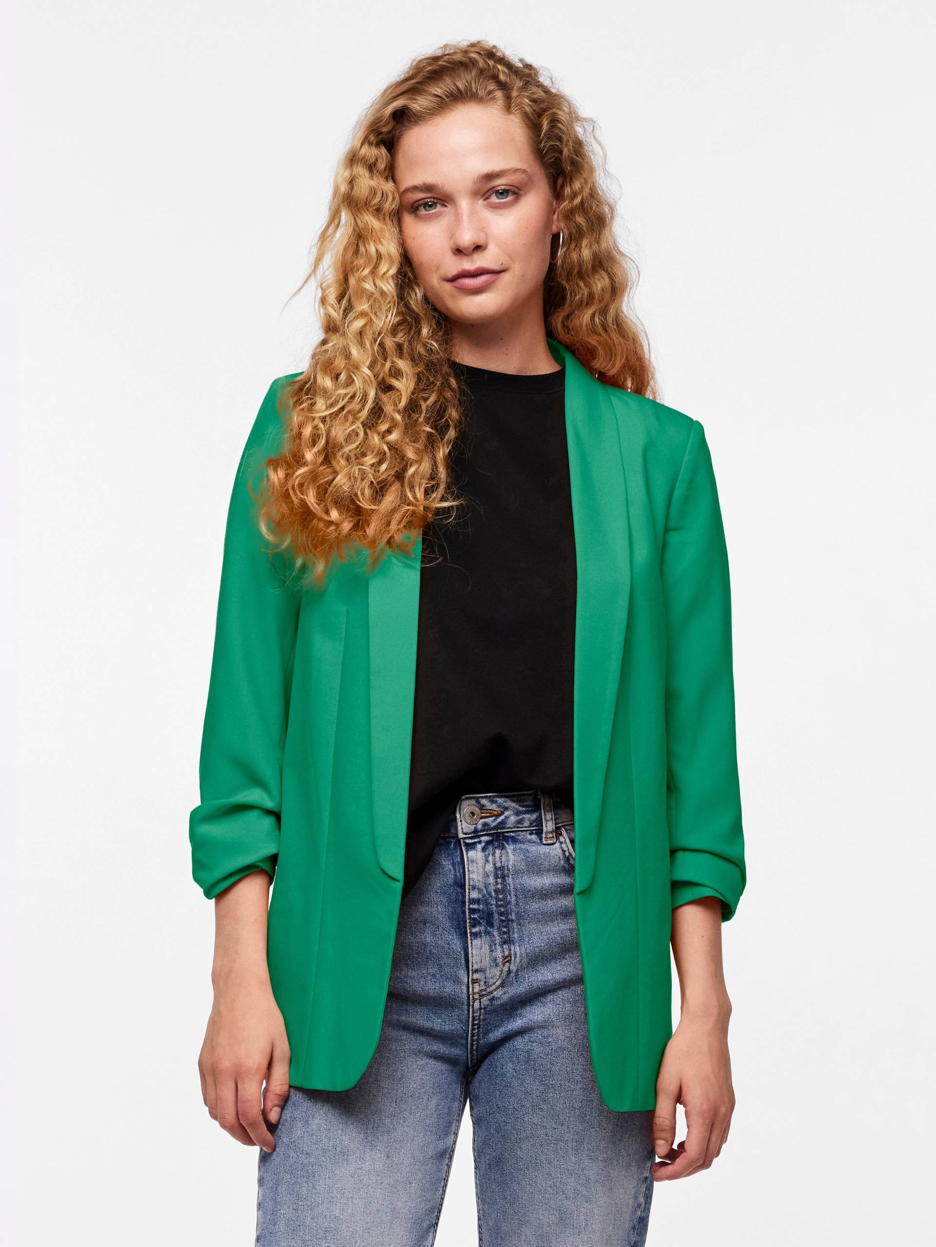 pieces Blusenblazer »PCBOSELLA 3/4 BLAZER NOOS«, mit Faltendetail am Ärmel pieces Blusenblazer »PCBOSELLA 3/4 BLAZER NOOS«, mit Faltendetail am Ärmel von pieces