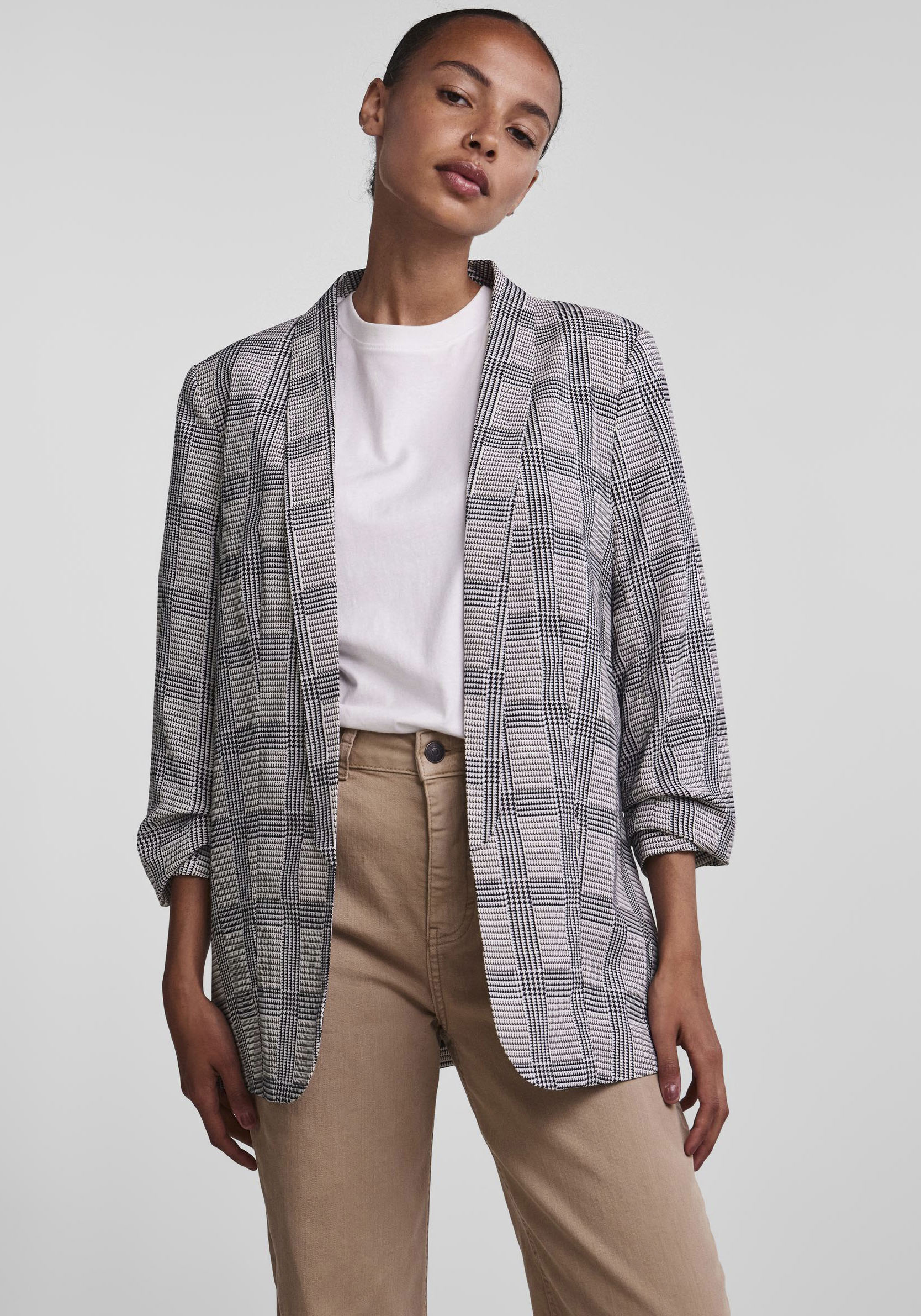 pieces Blusenblazer »PCBOSELLA 3/4 PRINTED BLAZER NOOS«, mit 3/4 Ärmel pieces Blusenblazer »PCBOSELLA 3/4 PRINTED BLAZER NOOS«, mit 3/4 Ärmel von pieces