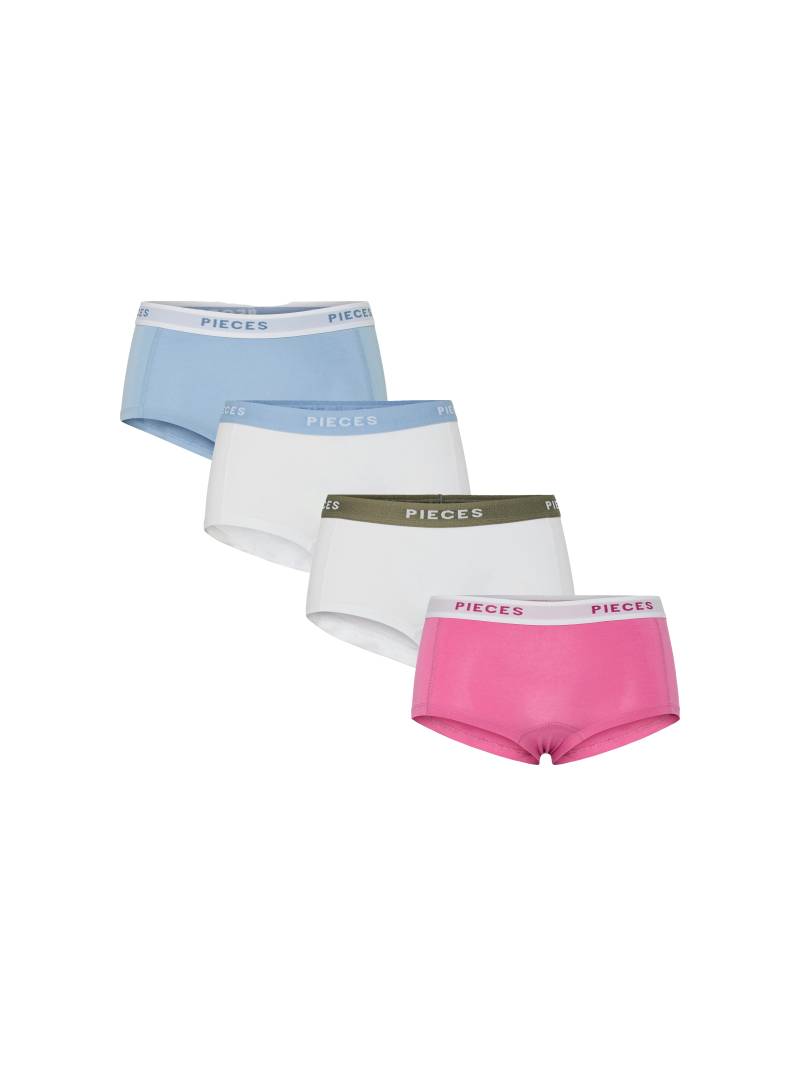 pieces Hipster »PCLOGO LADY 4 PACK SOLID NOOS BC«, (Packung, 4 St., 4er-Pack) von pieces