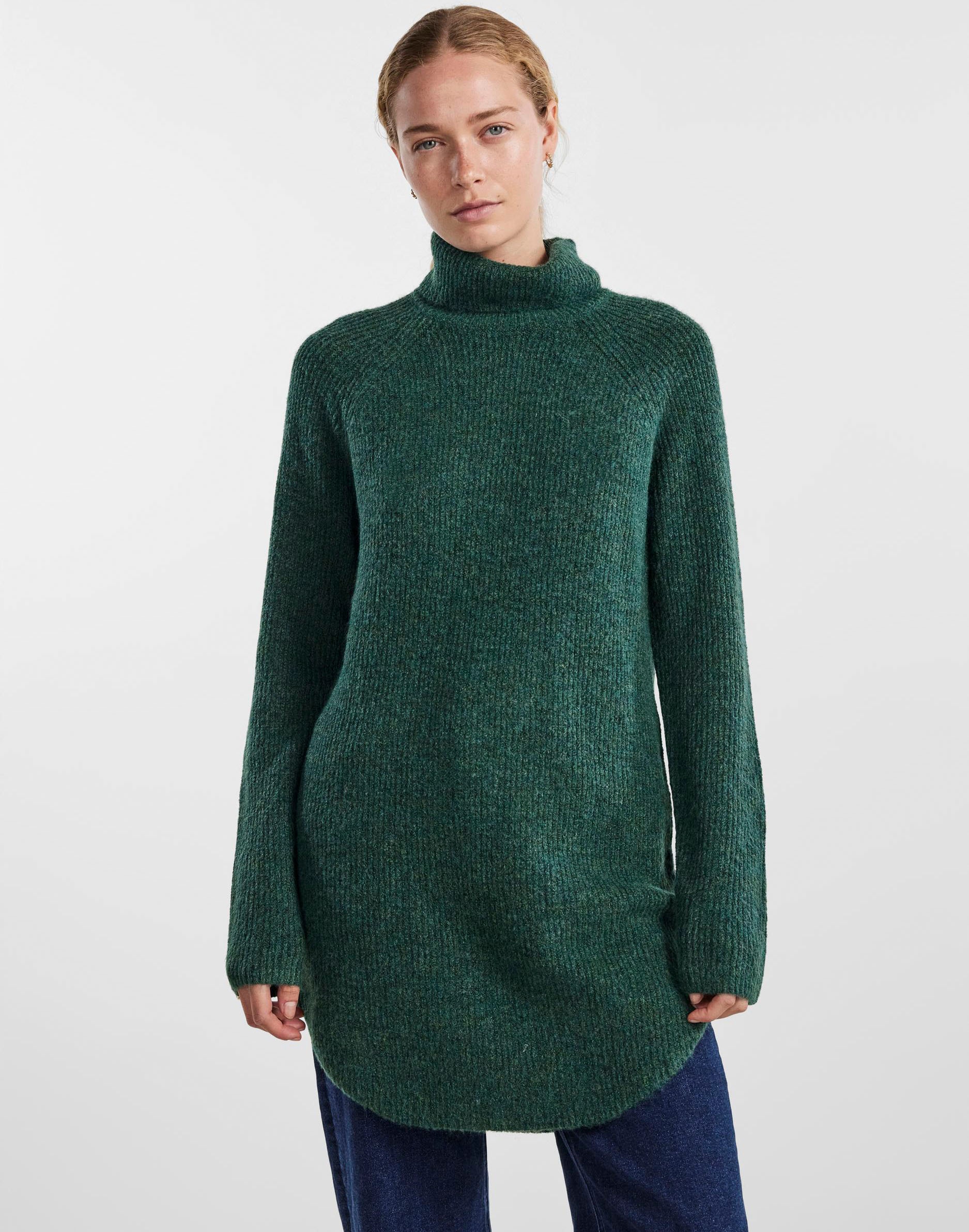 pieces Rollkragenpullover »PCELLEN LS LONG KNIT NOOS BC« von pieces