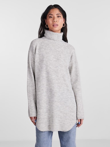 pieces Rollkragenpullover »PCELLEN LS LONG KNIT NOOS BC« von pieces