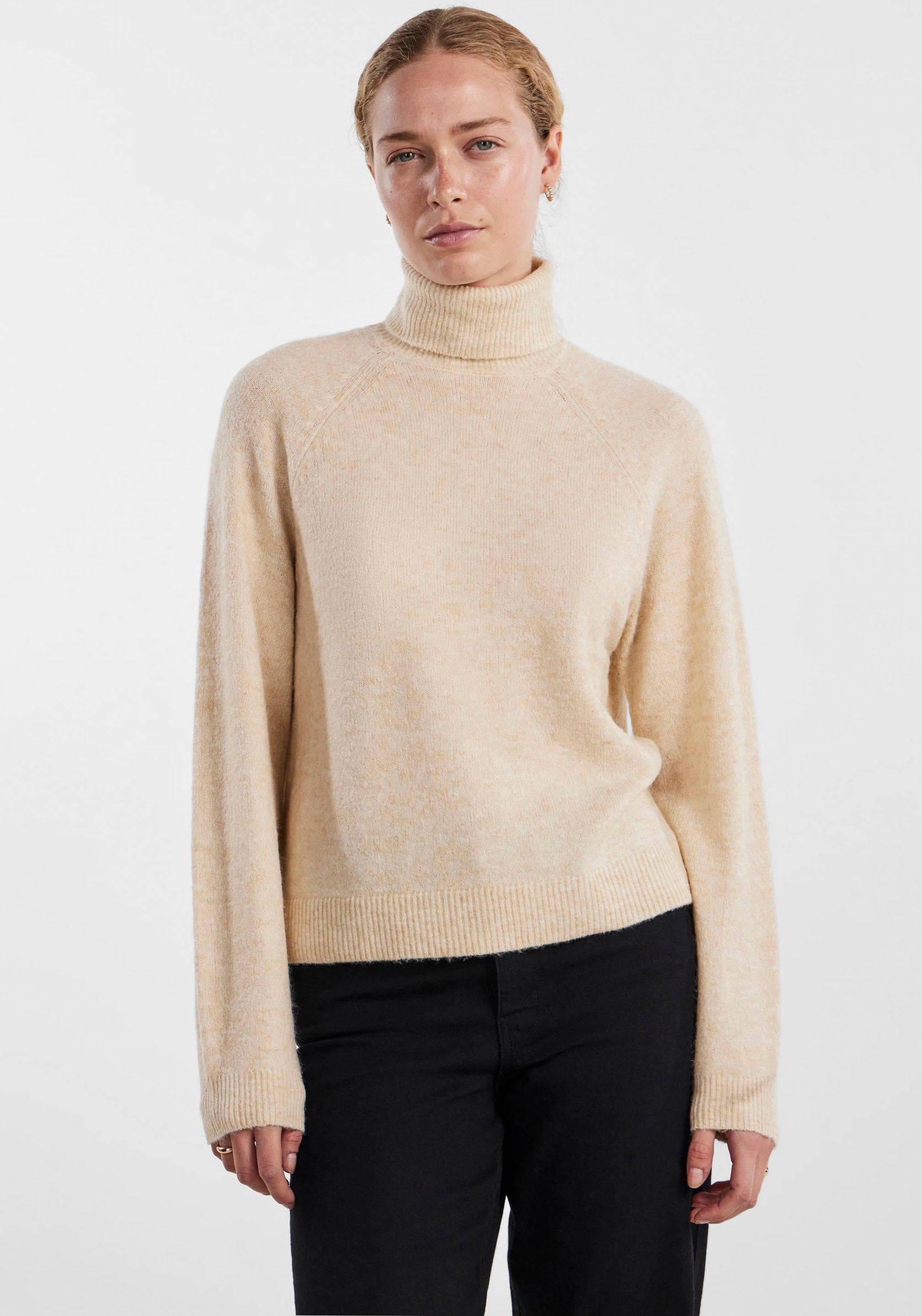 pieces Rollkragenpullover »PCJULIANA LS ROLLNECK KNIT NOOS BC« von pieces