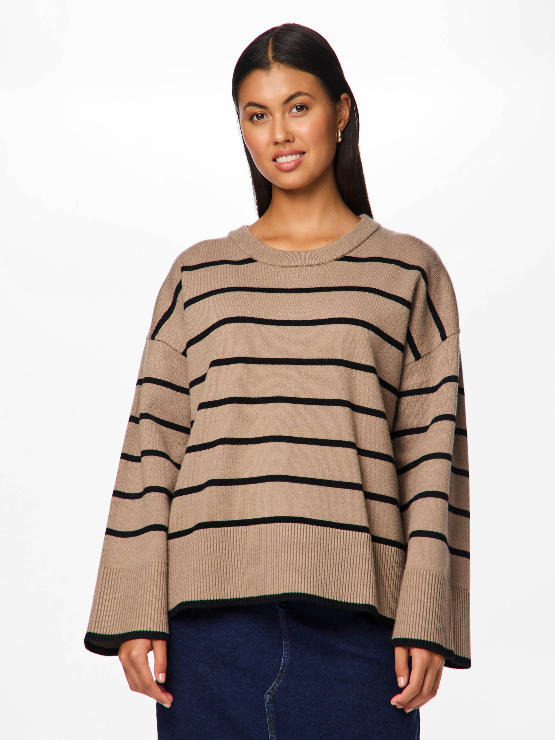 pieces Rundhalspullover »PCMATHILDE LS O-NECK KNIT NOOS BC« pieces Rundhalspullover »PCMATHILDE LS O-NECK KNIT NOOS BC« von pieces