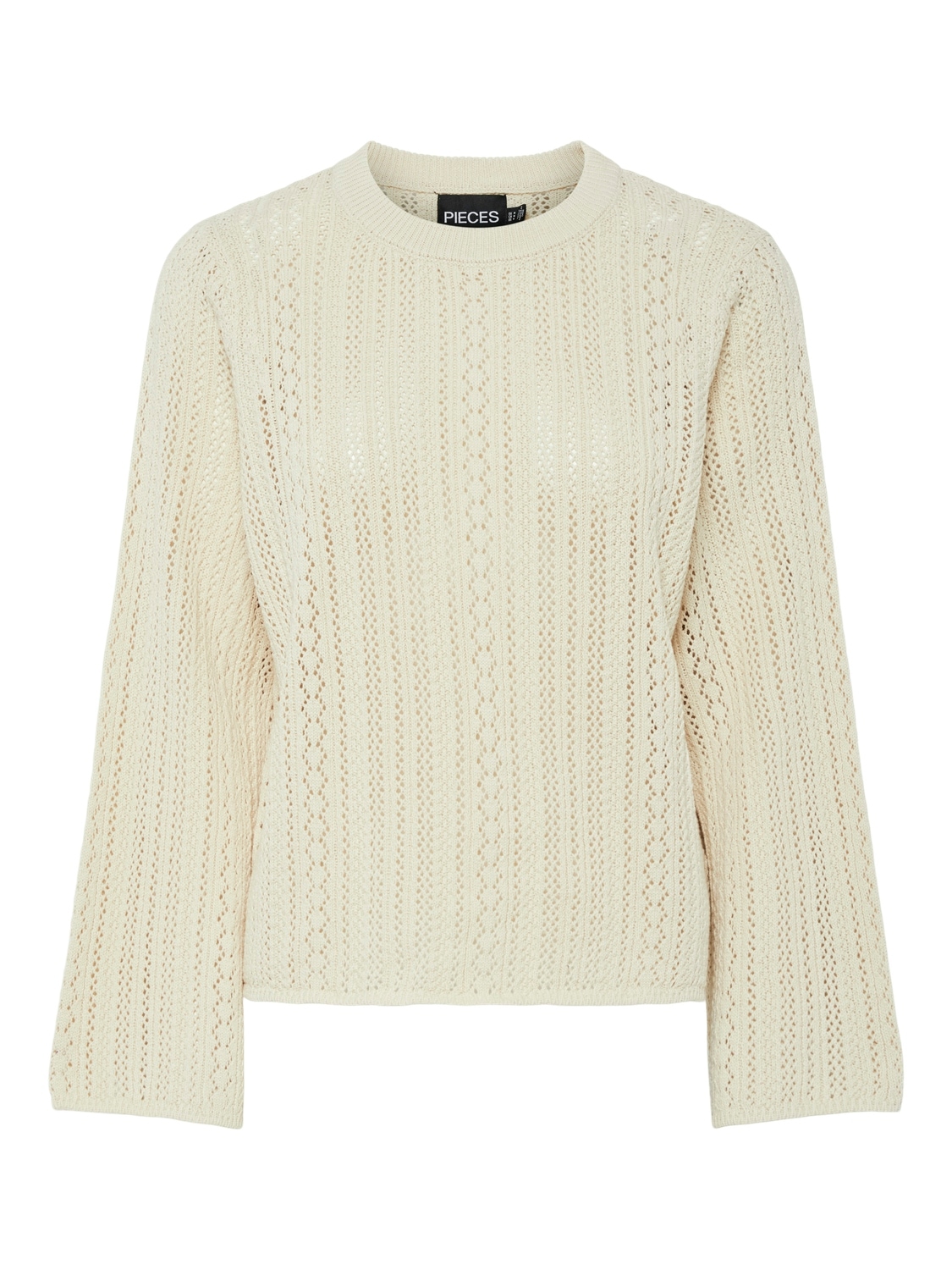 pieces Rundhalspullover »PCNUKA LS O-NECK KNIT NOOS BC« von pieces