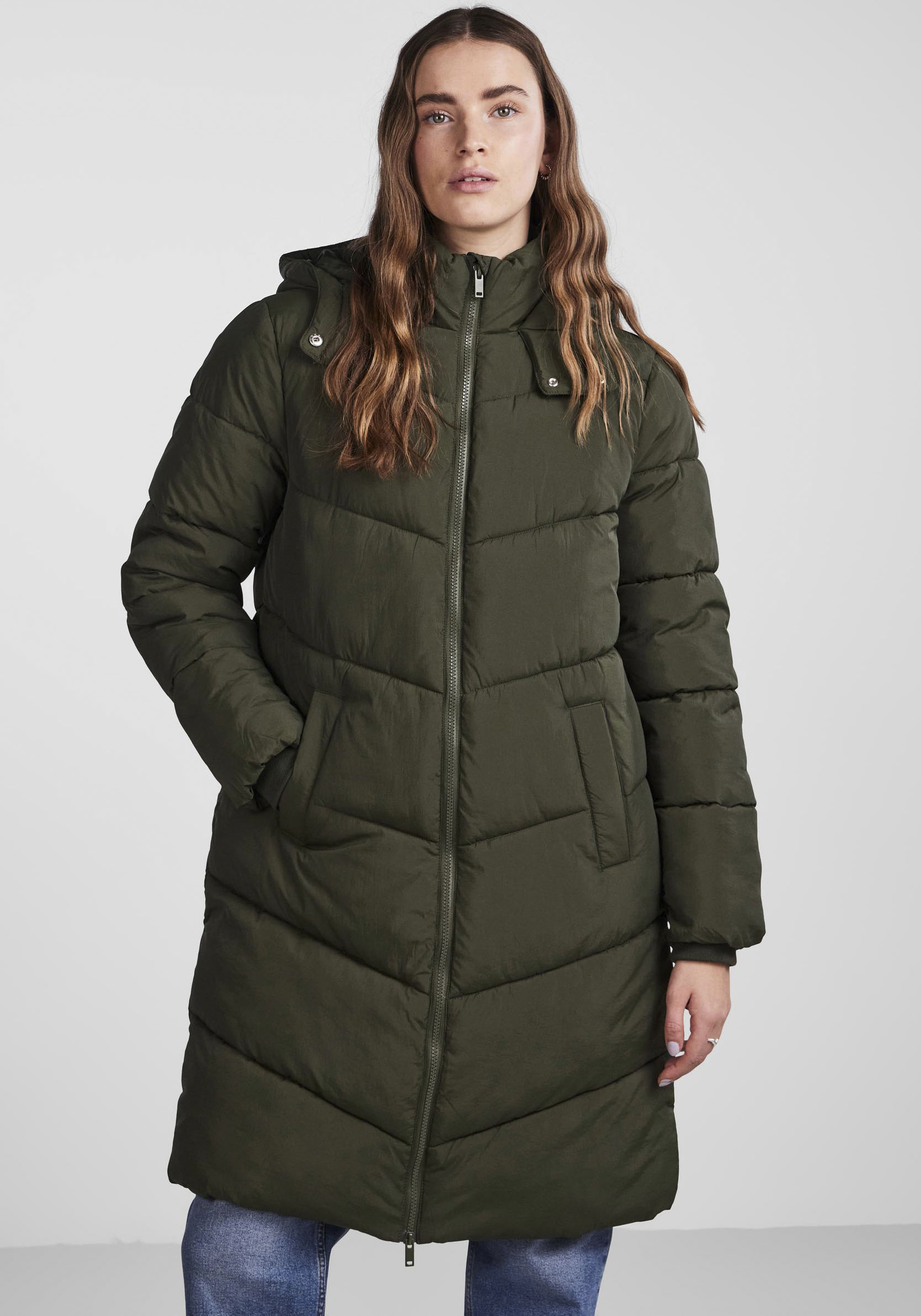 pieces Steppmantel »PCJAMILLA LONG PUFFER JACKET NOOS BC« von pieces