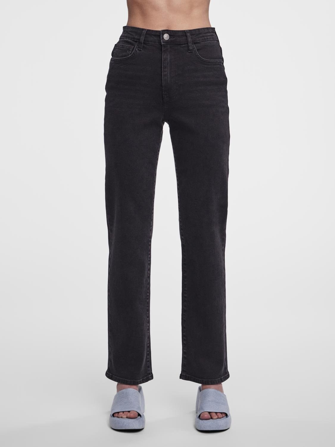 pieces Straight-Jeans »PCKELLY HW STRAIGHT JEANS BL102 NOOS BC« pieces Straight-Jeans »PCKELLY HW STRAIGHT JEANS BL102 NOOS BC« von pieces