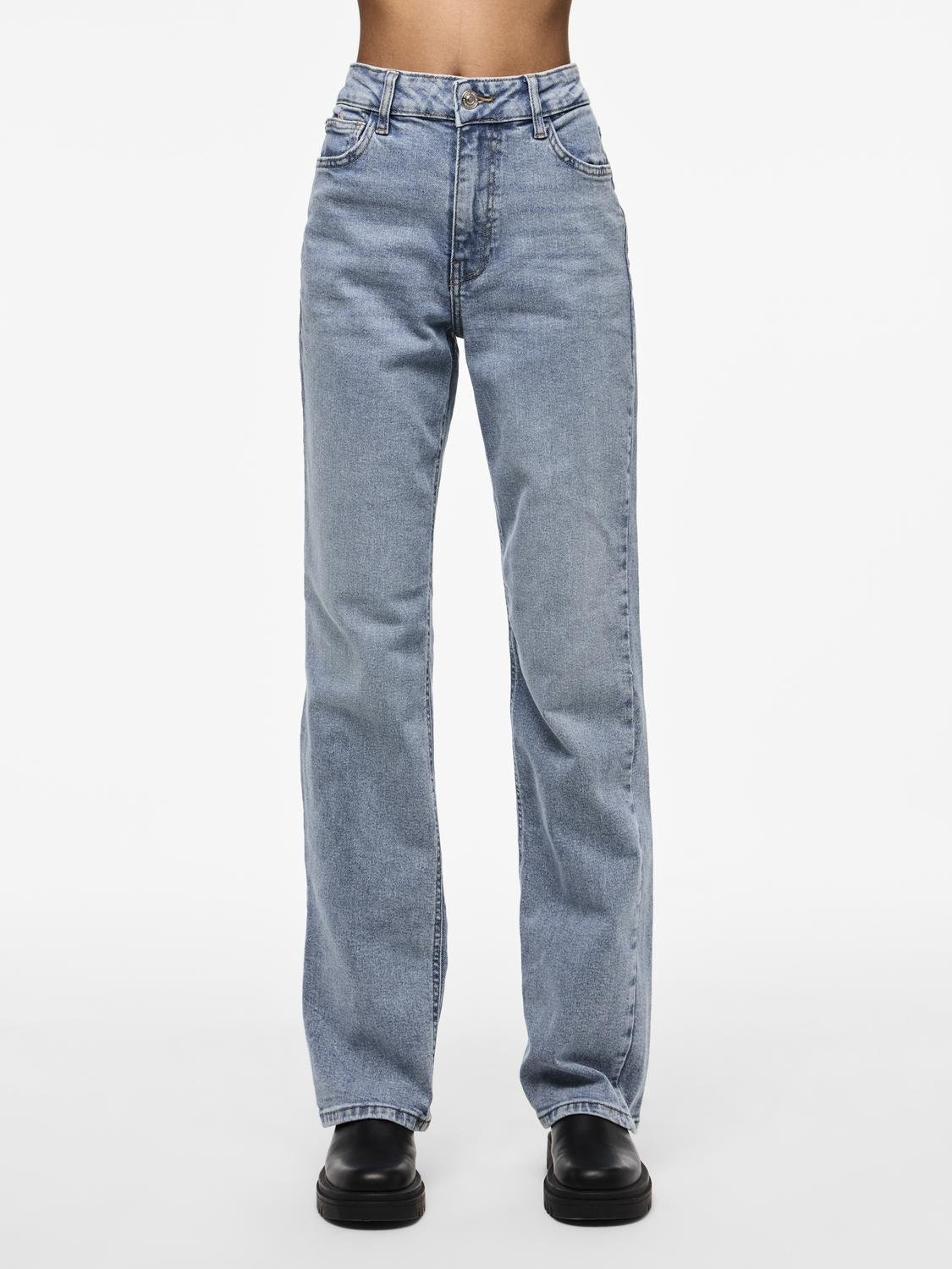 pieces Straight-Jeans »PCKELLY HW STRAIGHT JEANS LB302 NOOS« pieces Straight-Jeans »PCKELLY HW STRAIGHT JEANS LB302 NOOS« von pieces