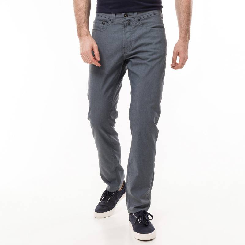 Hose, Tapered Fit Herren Blau L34/W34 von pierre cardin