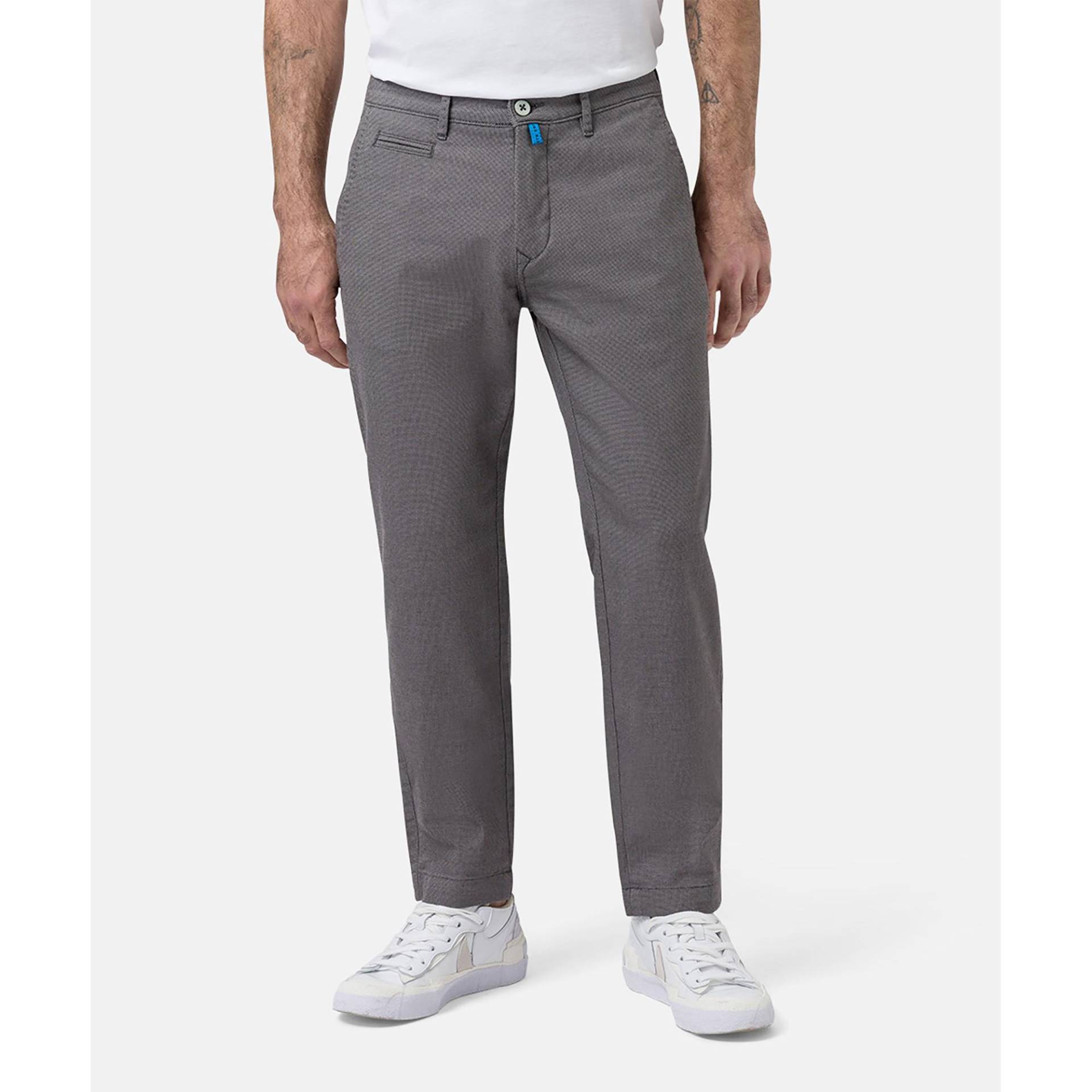 Hose, Tapered Fit Herren Mediumgrau L30/W35 von pierre cardin