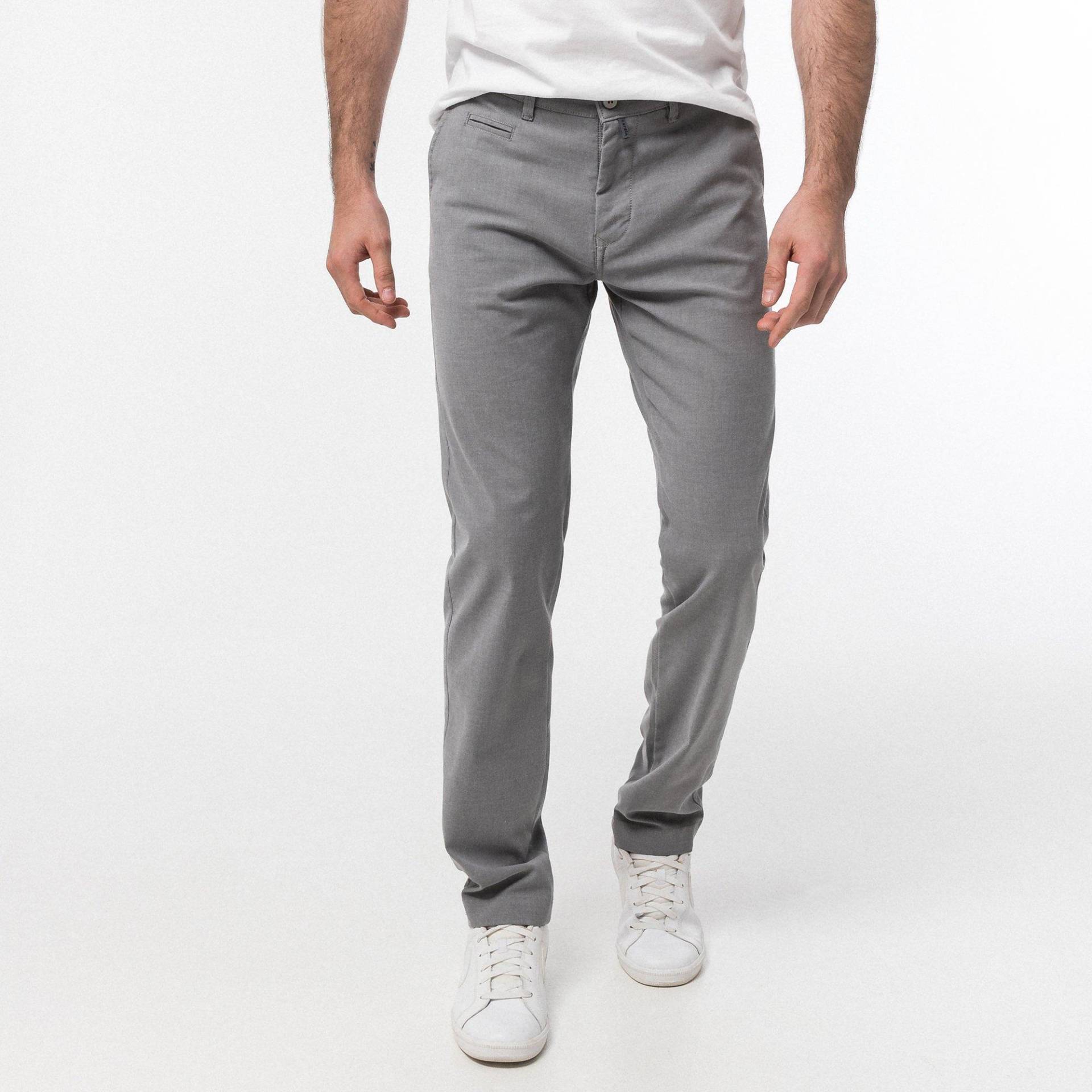 Hose, Tapered Fit Herren Sandsteingrau L30/W32 von pierre cardin