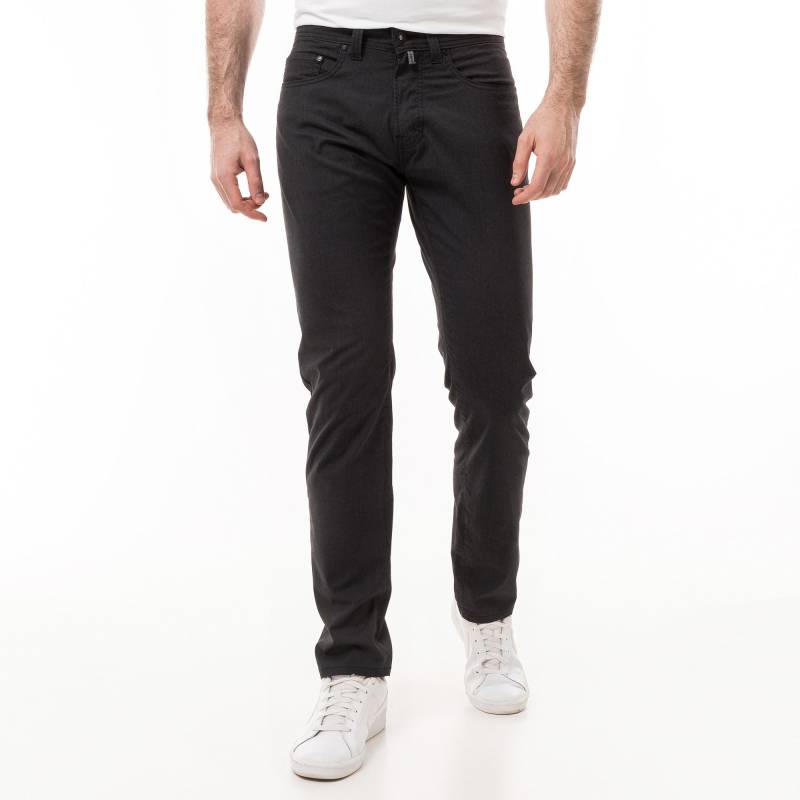 Hose, Tapered Fit Herren Schwarz L30/W33 von pierre cardin