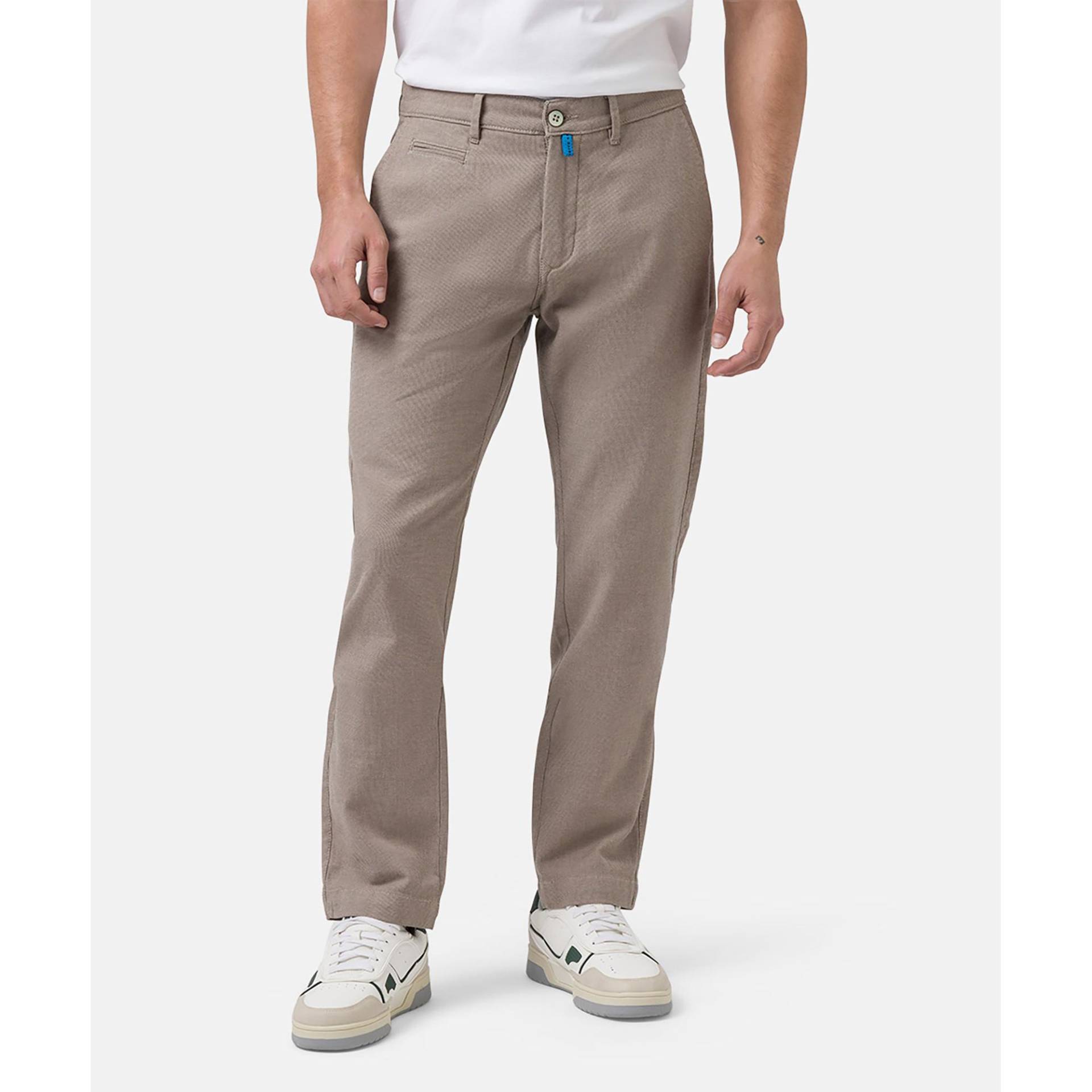 Hose, Tapered Fit Herren Taupe L32/W34 von pierre cardin