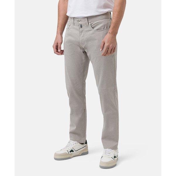 Hose, Tapered Fit Herren Weiss L30/W32 von pierre cardin