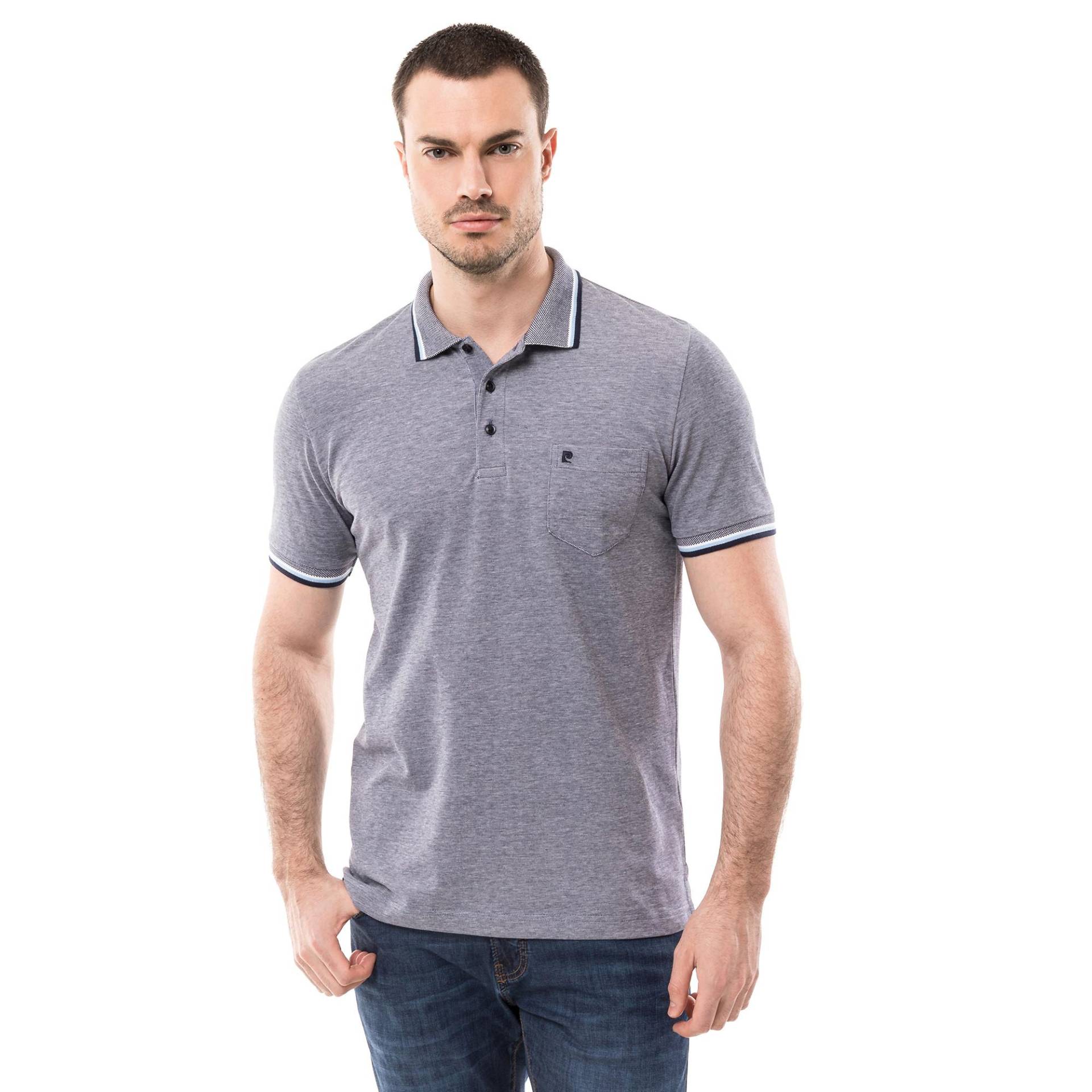 Polo Shirt Herren Dunkelblau S von pierre cardin