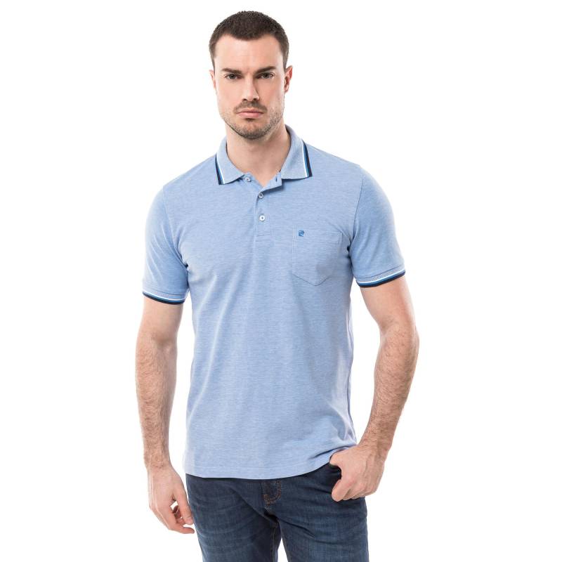 Polo Shirt Herren Violett L von pierre cardin