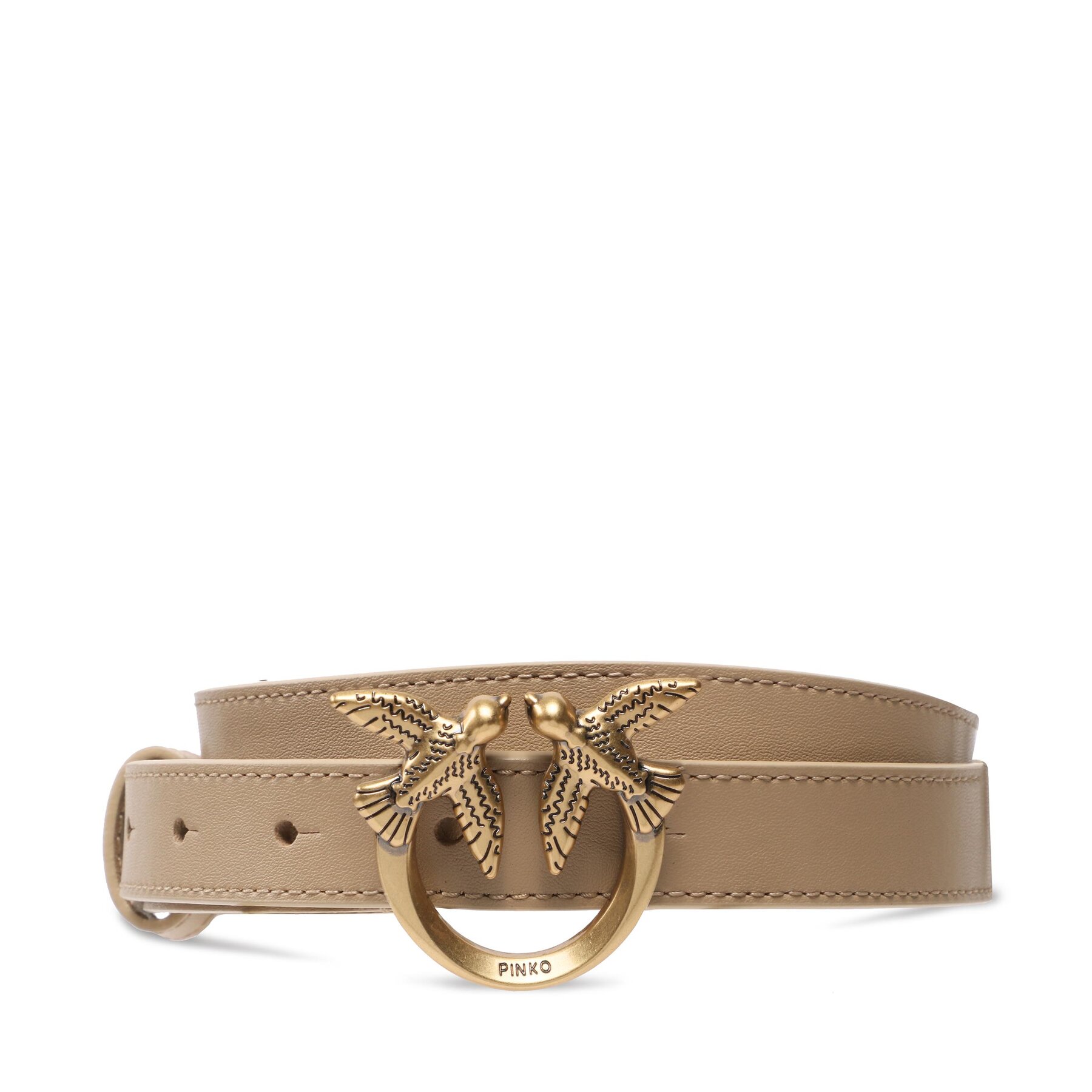 Damengürtel Pinko Love Berry H2 Belt PE 23 PLT01 100143 A0F1 Beige von pinko