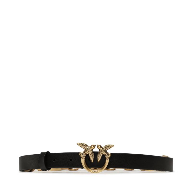 Damengürtel Pinko Love Day Macro Chain H2 Belt PE 23 PLT01 100139 A0F1 Schwarz von pinko