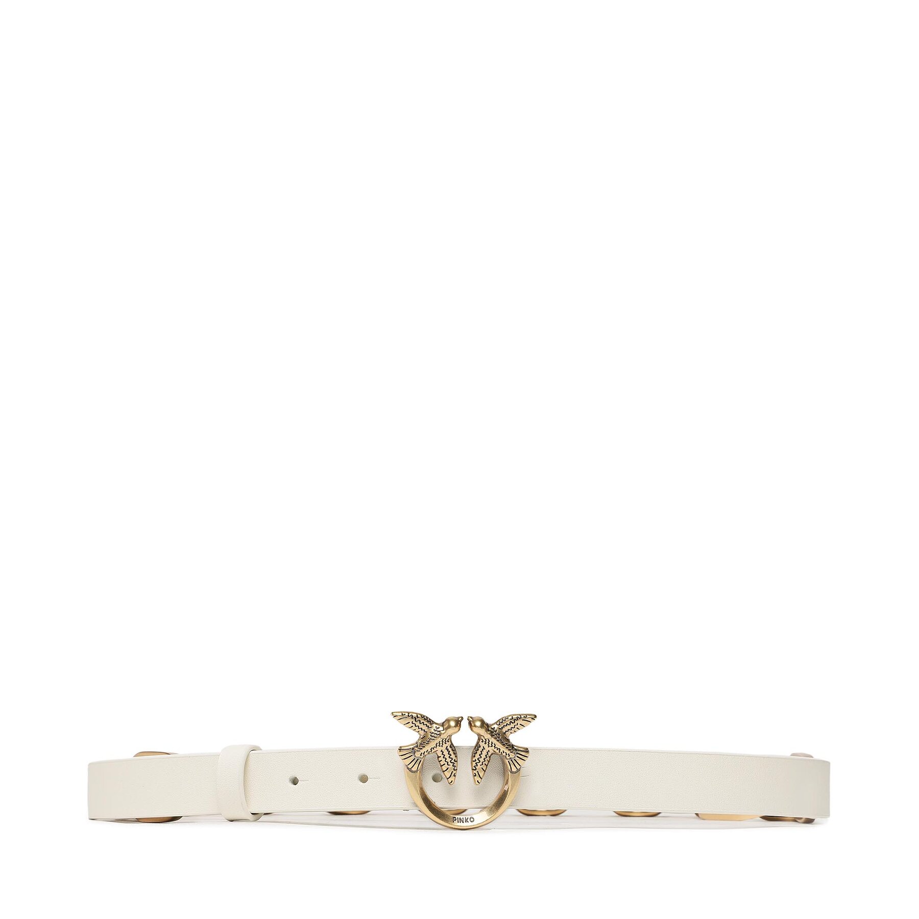 Damengürtel Pinko Love Day Macro Chain H2 Belt PE 23 PLT01 100139 A0F1 Weiß von pinko