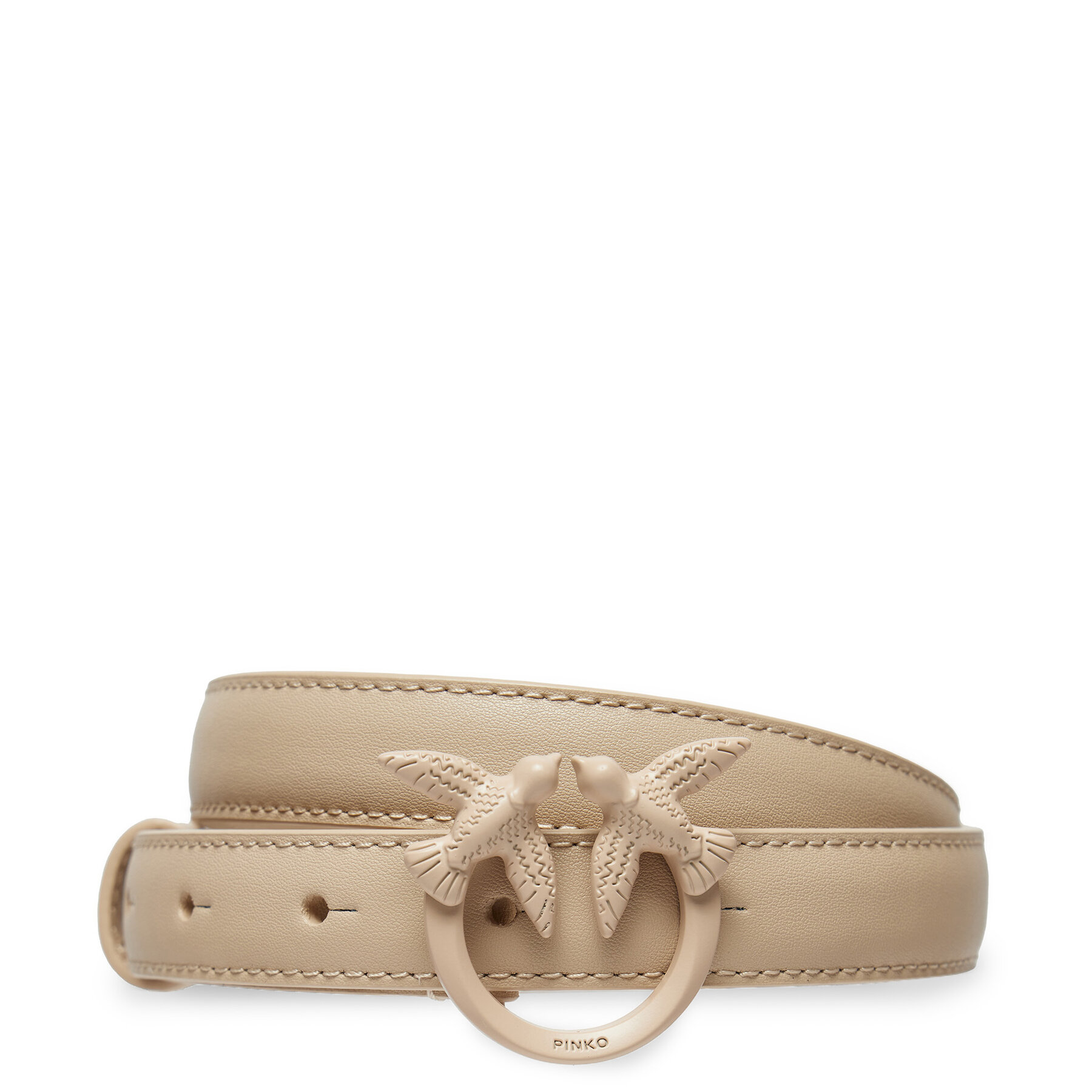 Damengürtel Pinko Lover Berry H2 Belt AI 24-25 PLT01 100143 A1K2 Beige von pinko