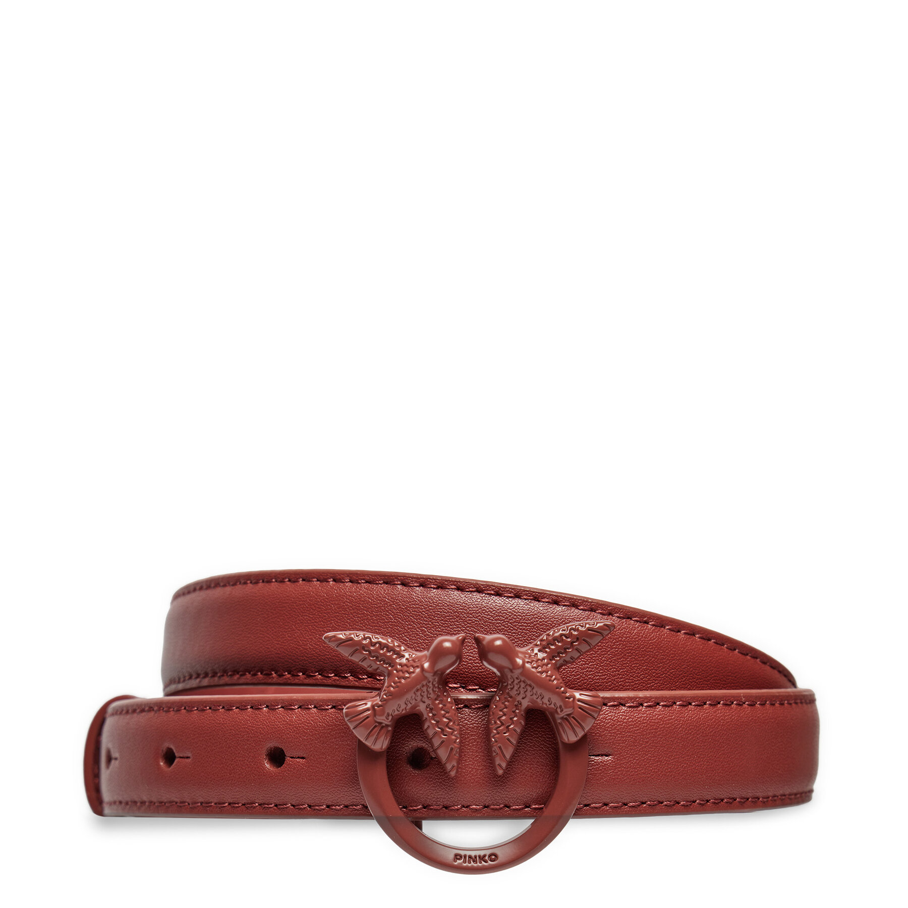 Damengürtel Pinko Lover Berry H2 Belt AI 24-25 PLT01 100143 A1K2 Dunkelrot von pinko